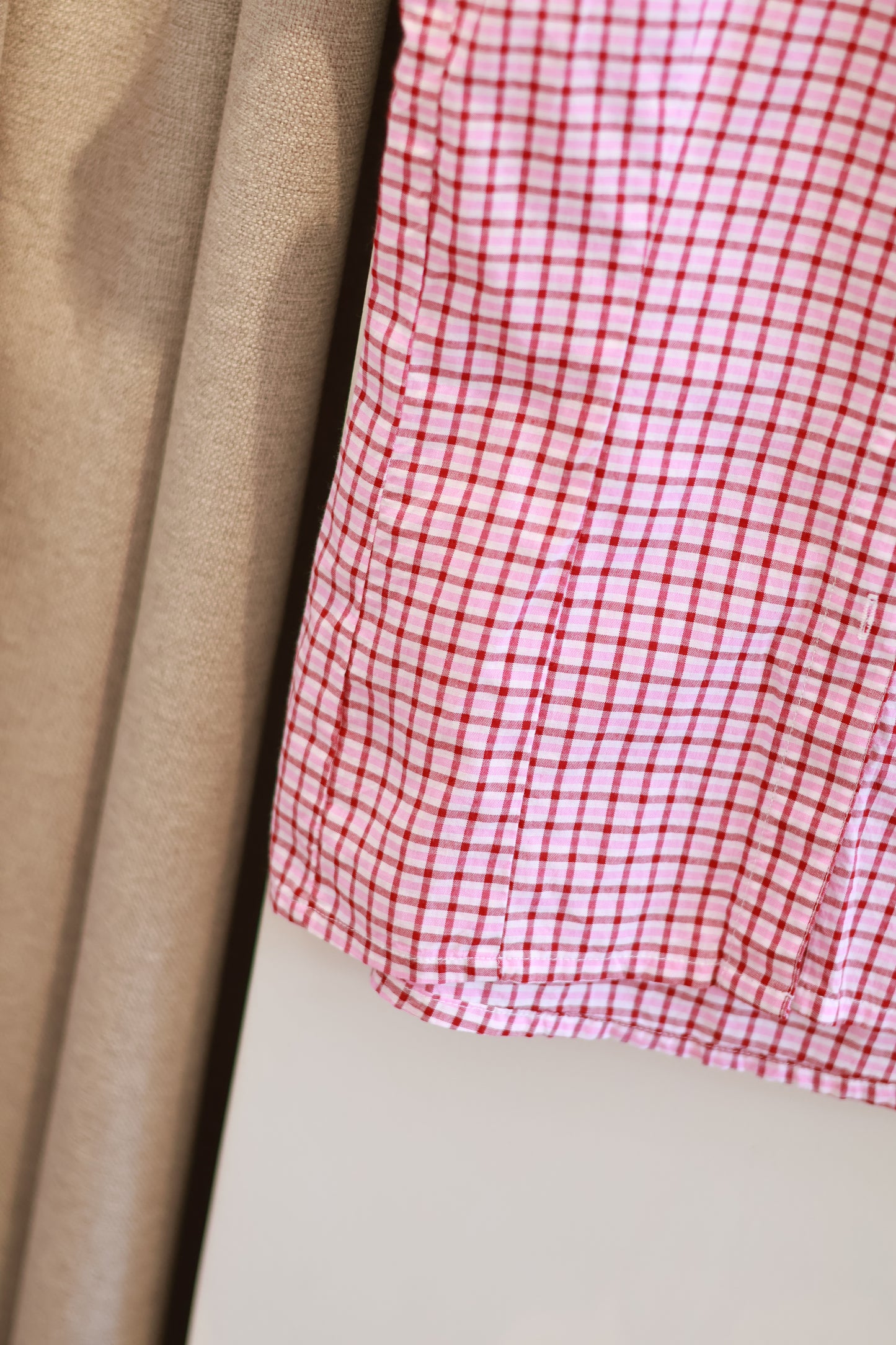 brandy Rue Plaid Top- pink gingham