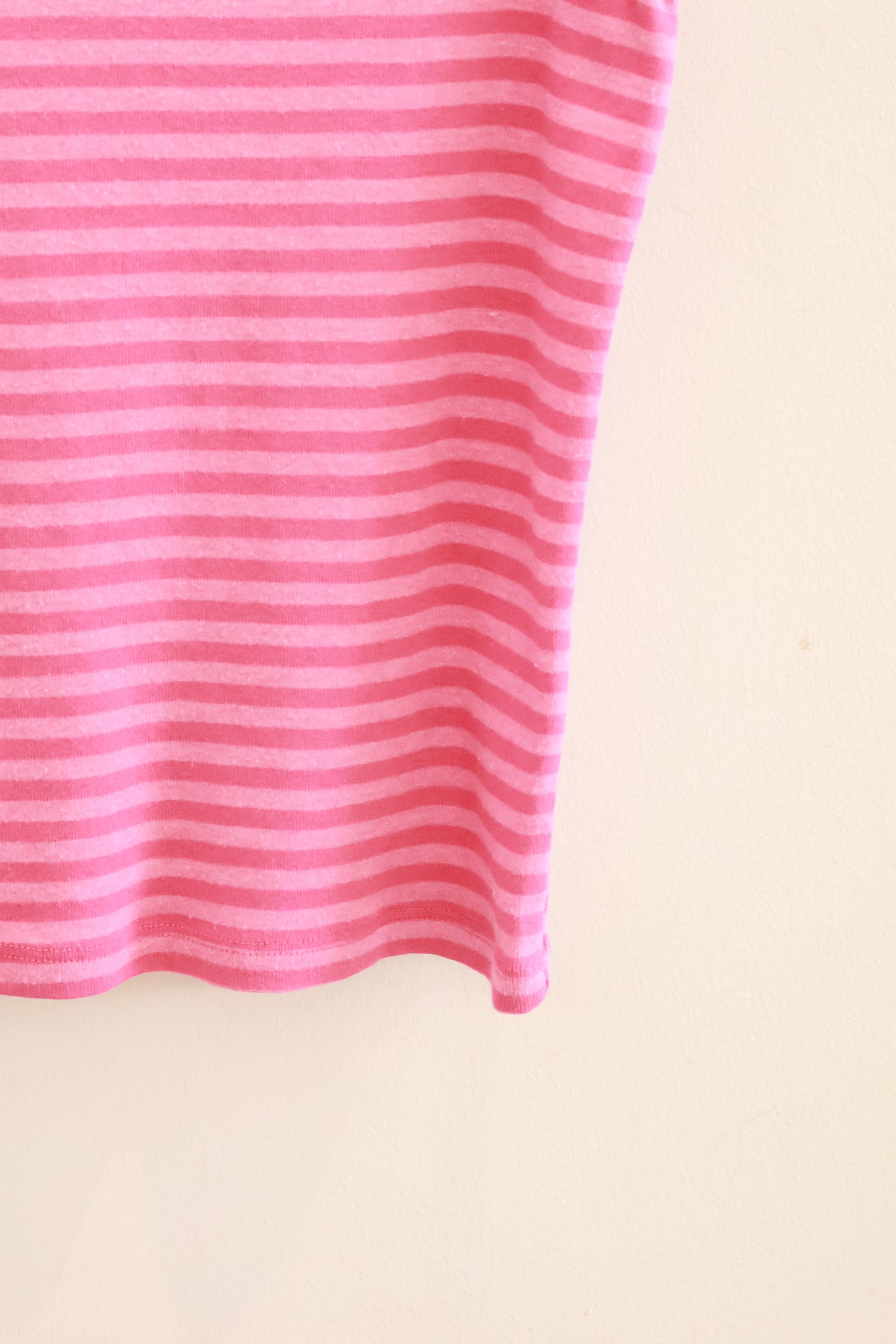 BRANDY Skylar Striped Tank  -ROSE RED