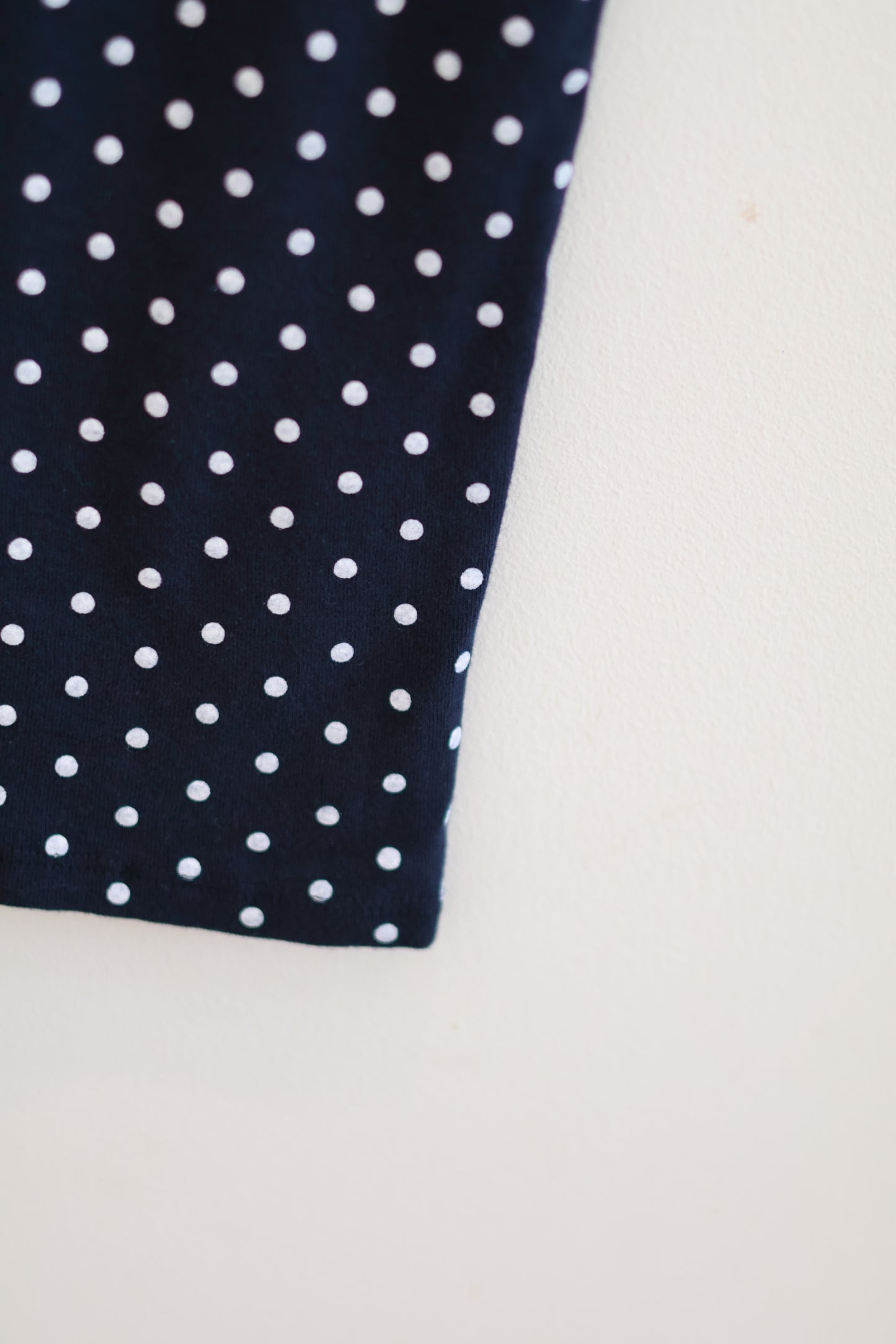 BRANDY Skylar Polka Dots Tank- navy
