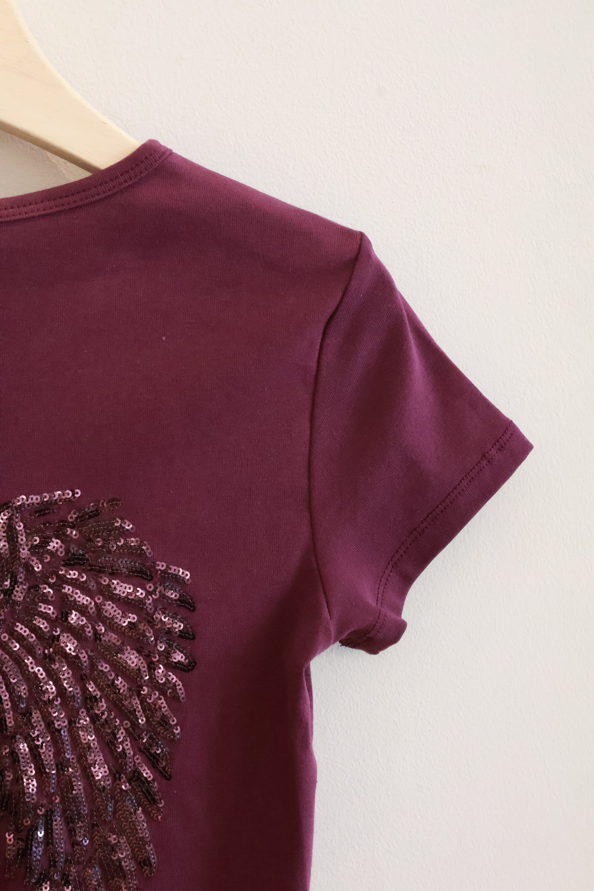 SUBDUED Plum Purple WINGS Tee