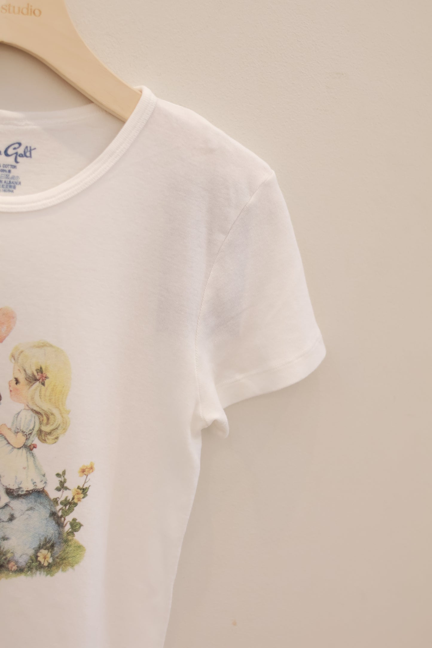 BRANDY Hailie Kids In Love Top - White/S