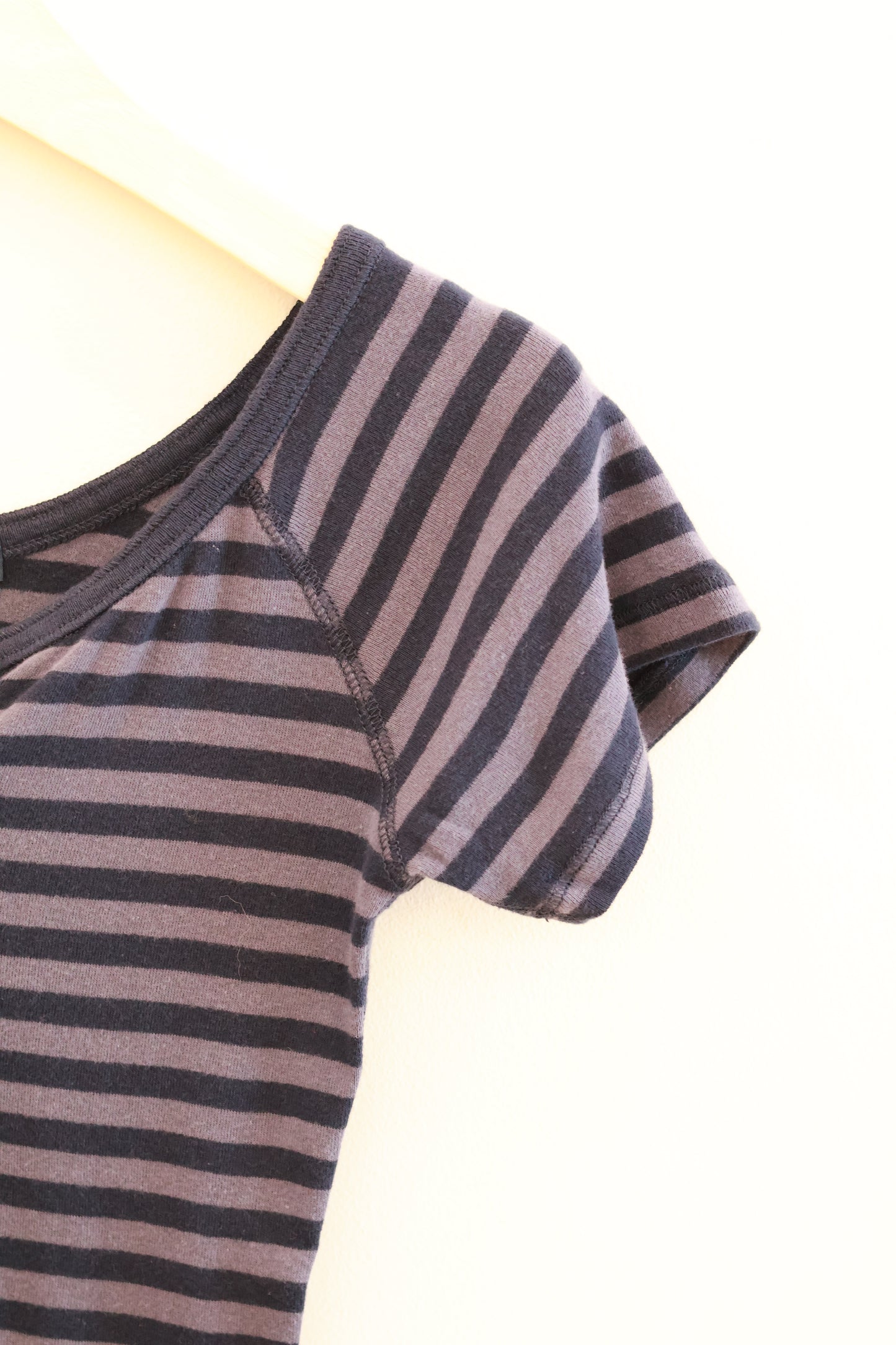 BRANDY Ginny Striped Top- NAVY