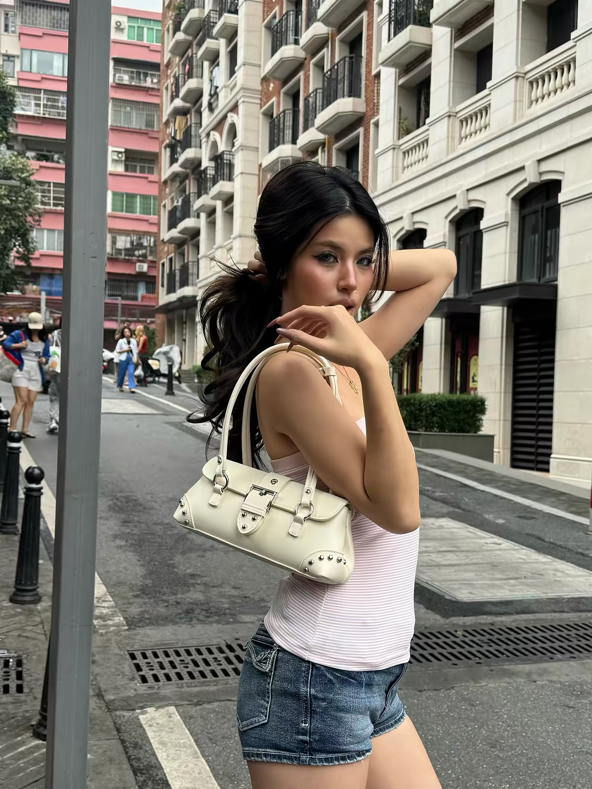 NBY Original Designer Milky White Bag
