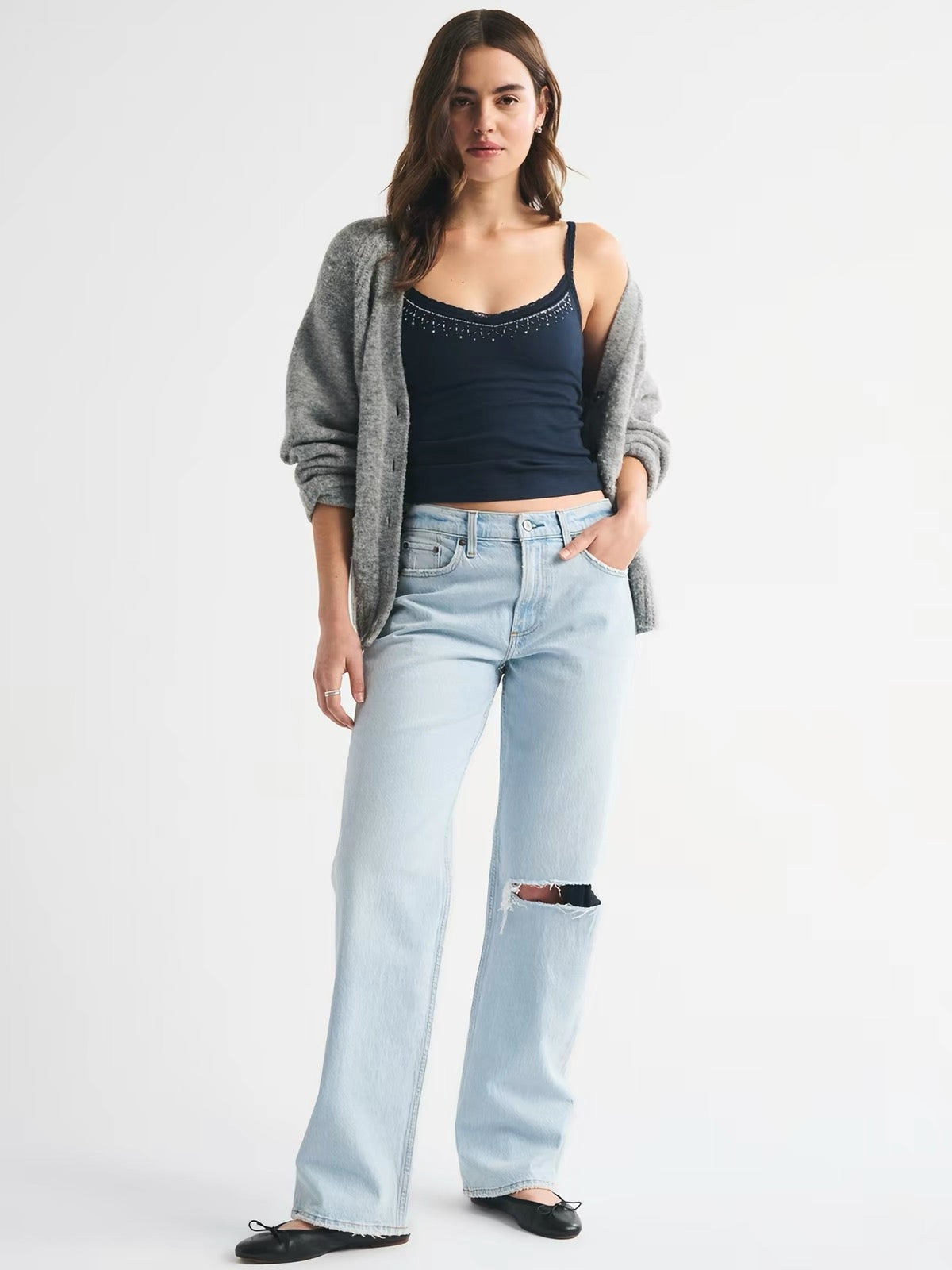 ABERCROMIE&FITCH V-Neck Tank Top