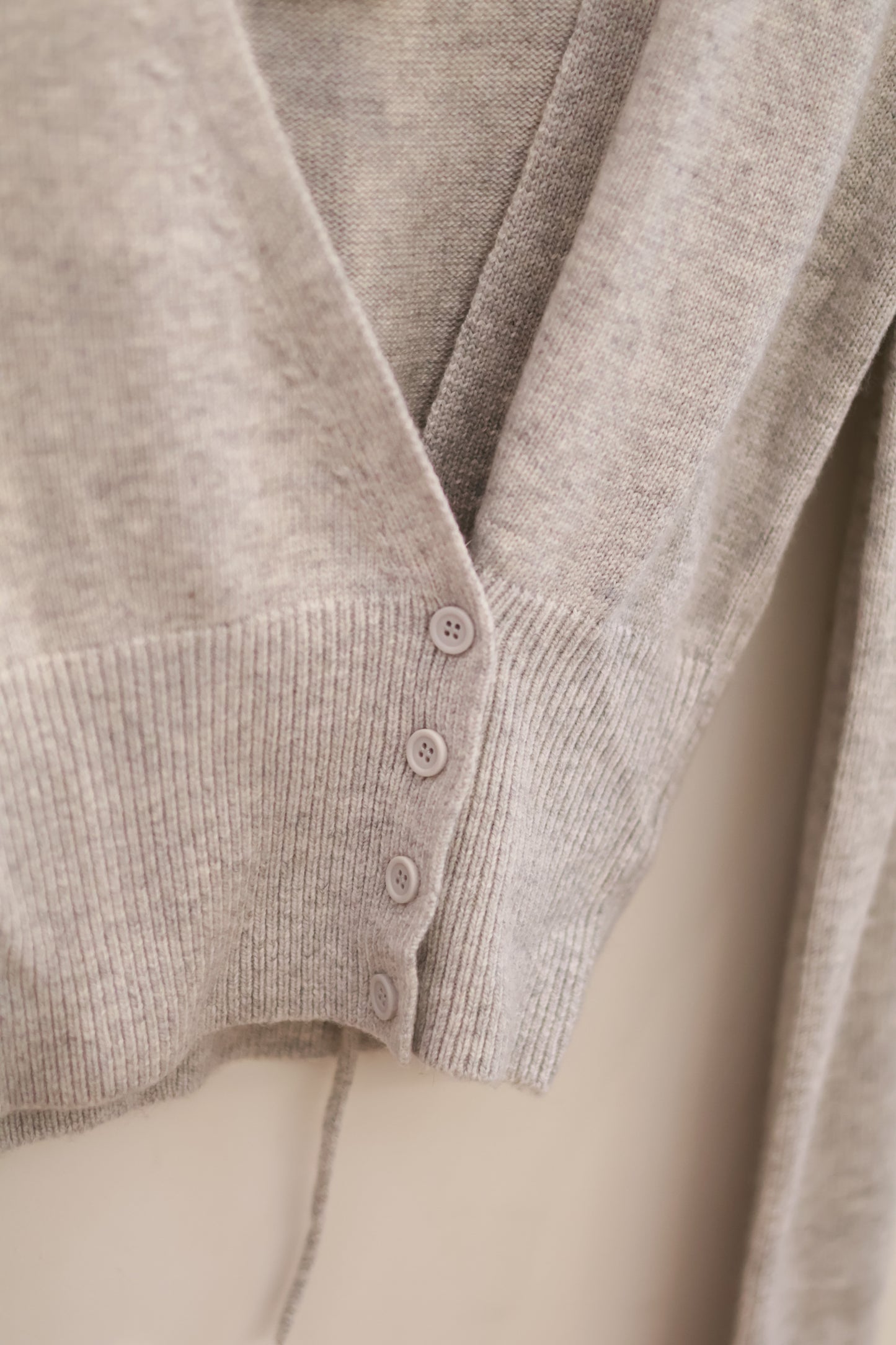 SUBDUED V-Neck Sweater - Grey