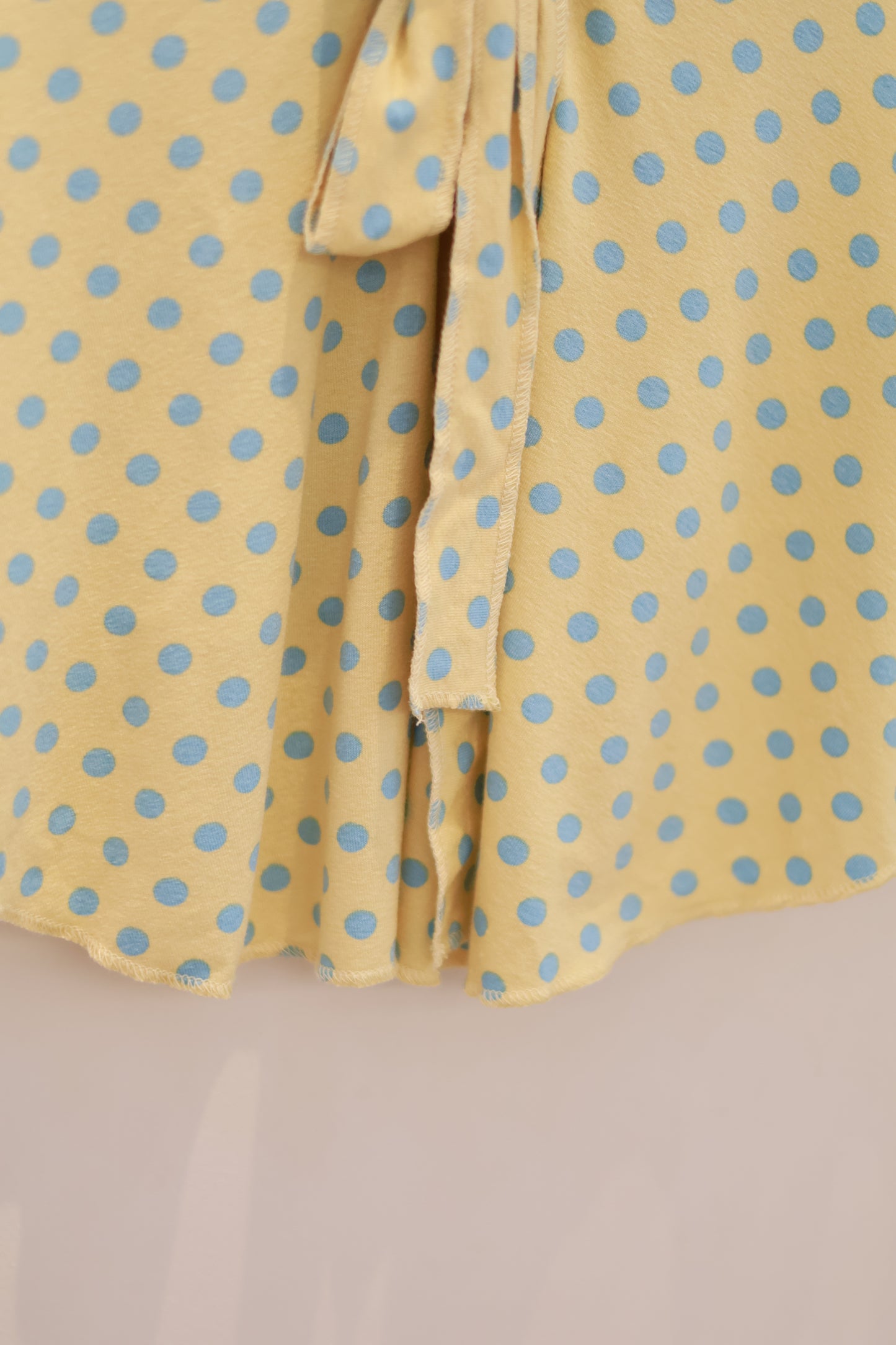 SUBDUED Tube Top - Yellow Blue Polka Dot