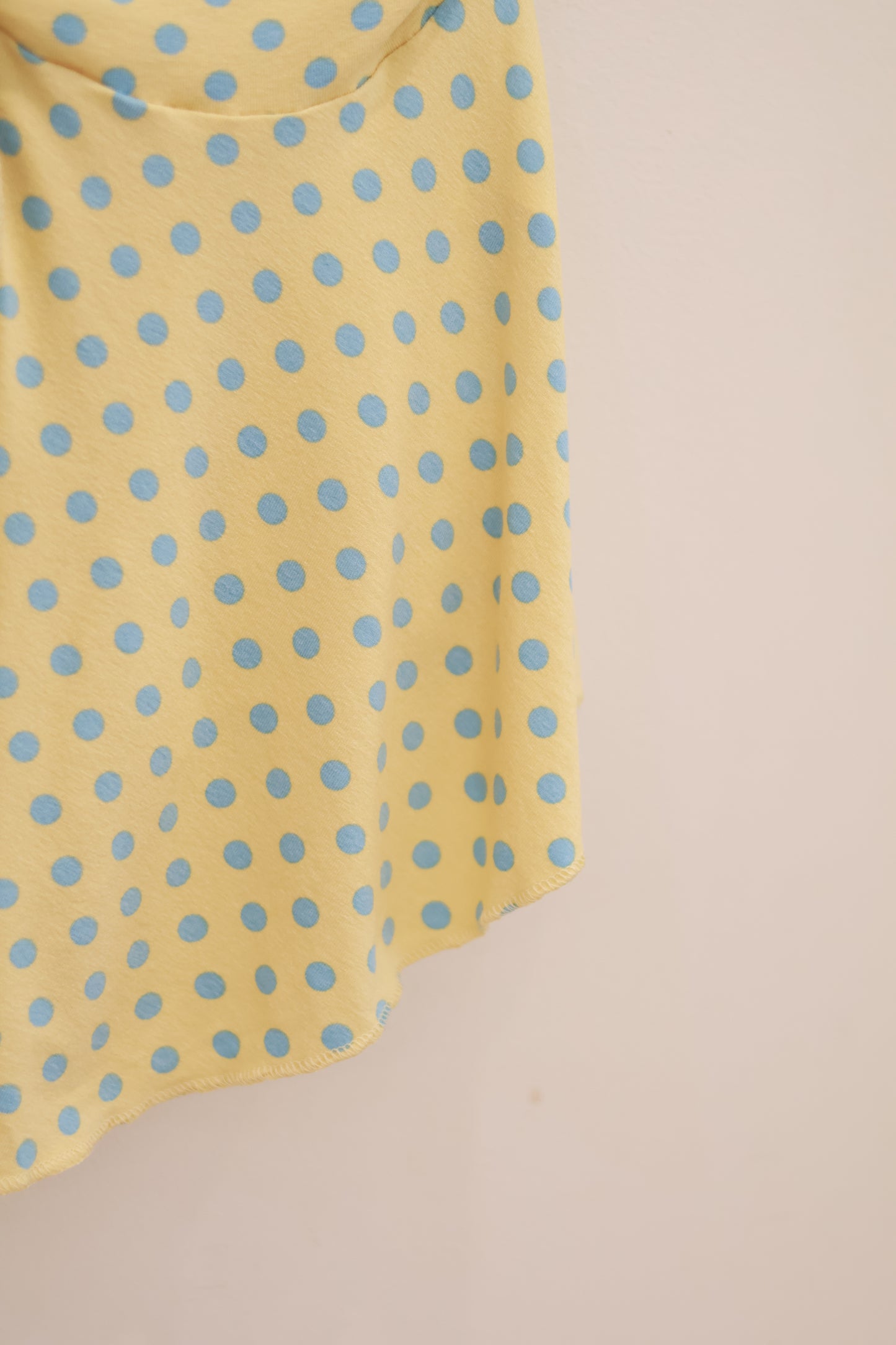 SUBDUED Tube Top - Yellow Blue Polka Dot