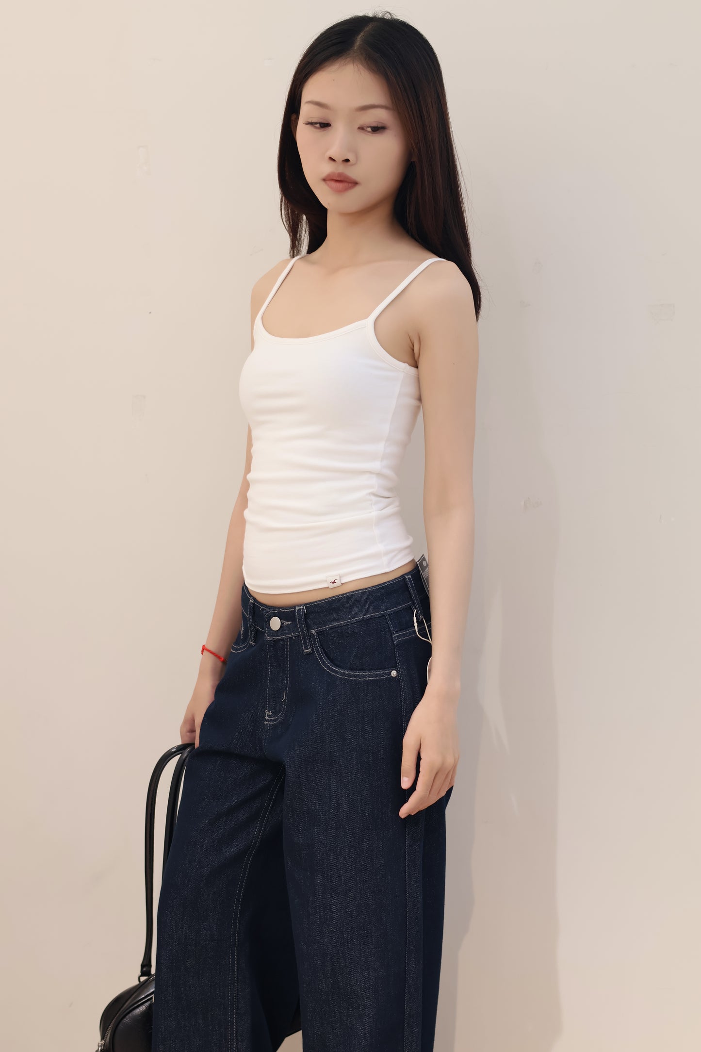 HOLLISTER REVERSIBLE WHITE TANK TOP
