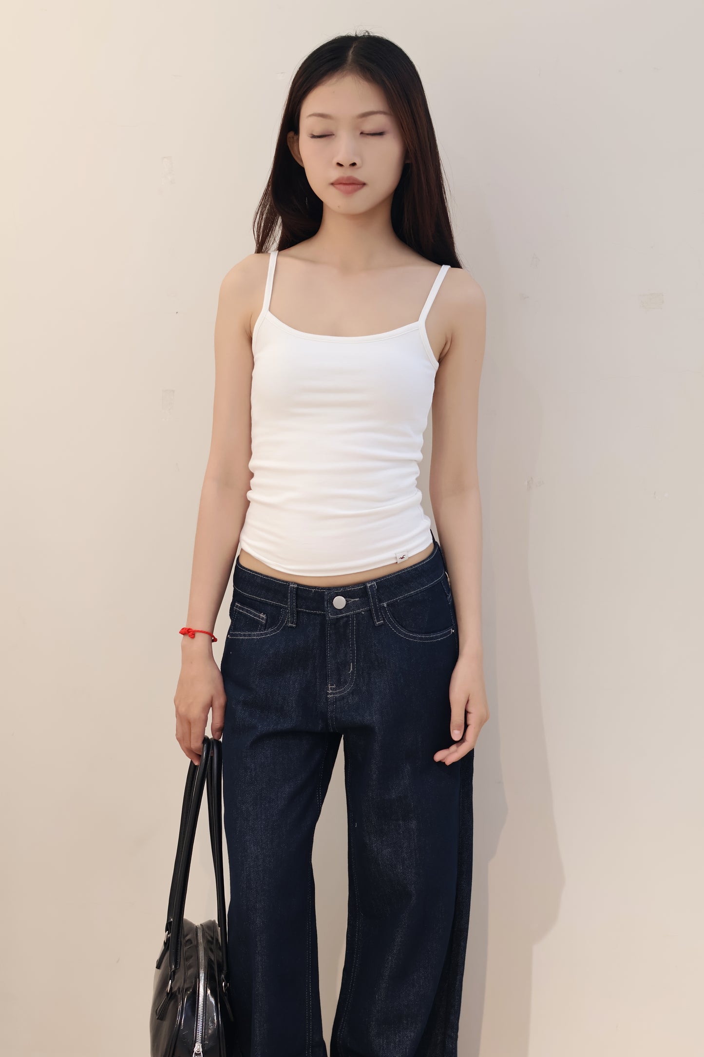 HOLLISTER REVERSIBLE WHITE TANK TOP