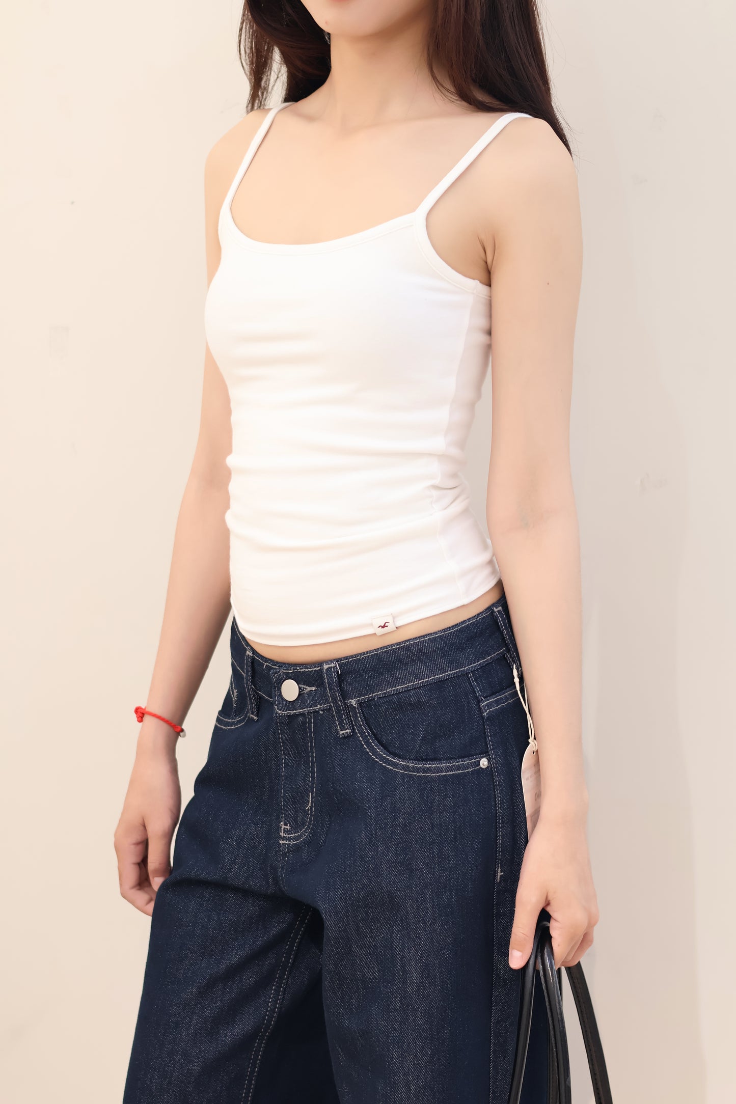 HOLLISTER REVERSIBLE WHITE TANK TOP