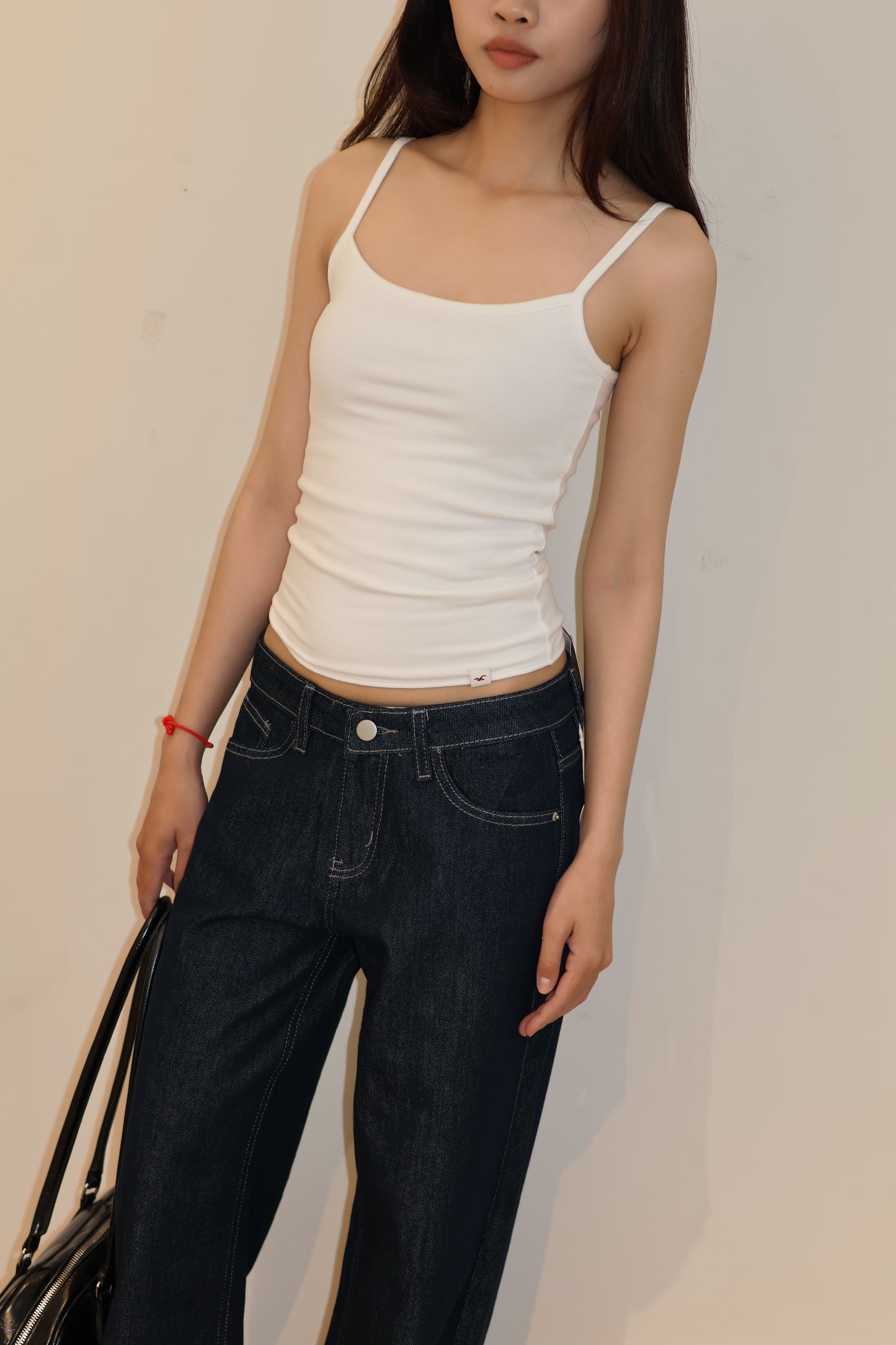 HOLLISTER REVERSIBLE WHITE TANK TOP