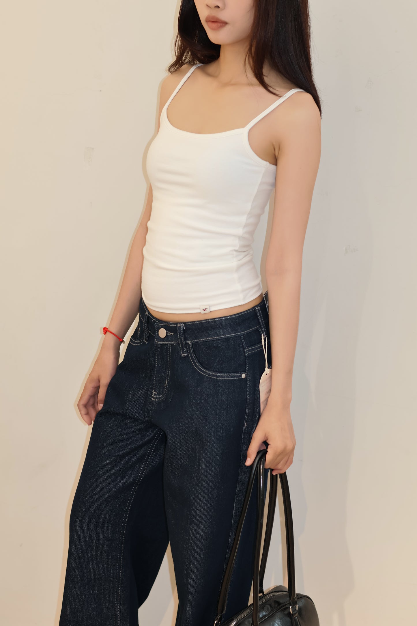 HOLLISTER REVERSIBLE WHITE TANK TOP