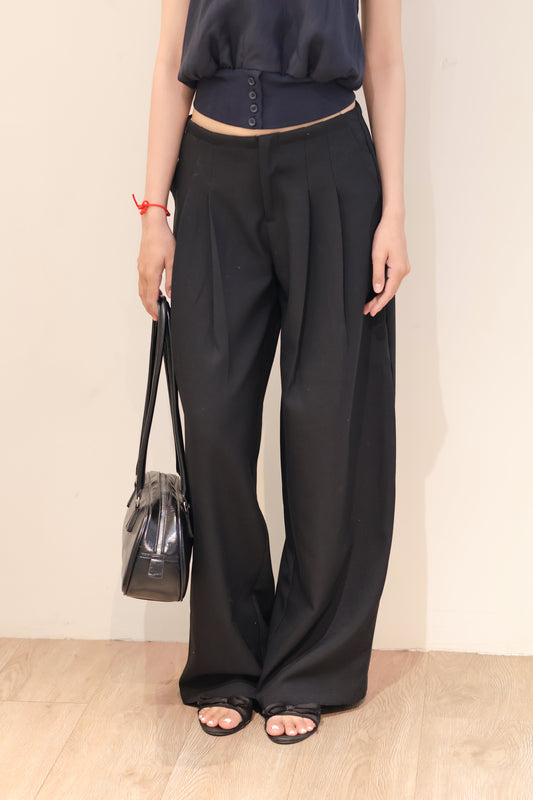 BUTTONEDLESS BALLOON SHAPED TROUSERS