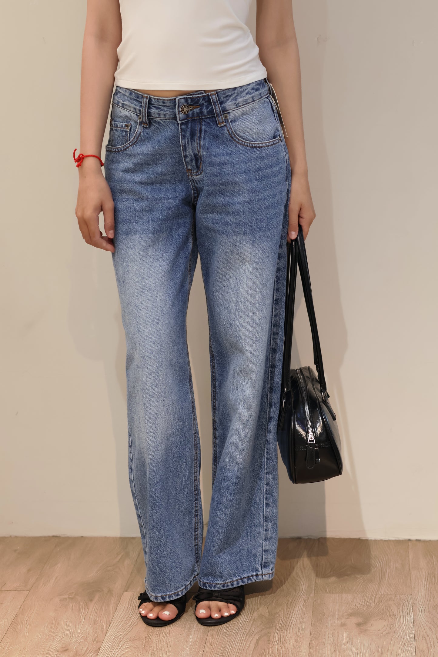 STAR PRINT BLUE JEANS