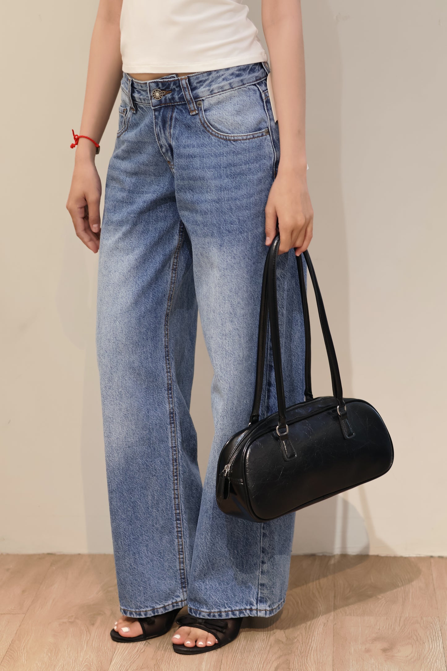 STAR PRINT BLUE JEANS