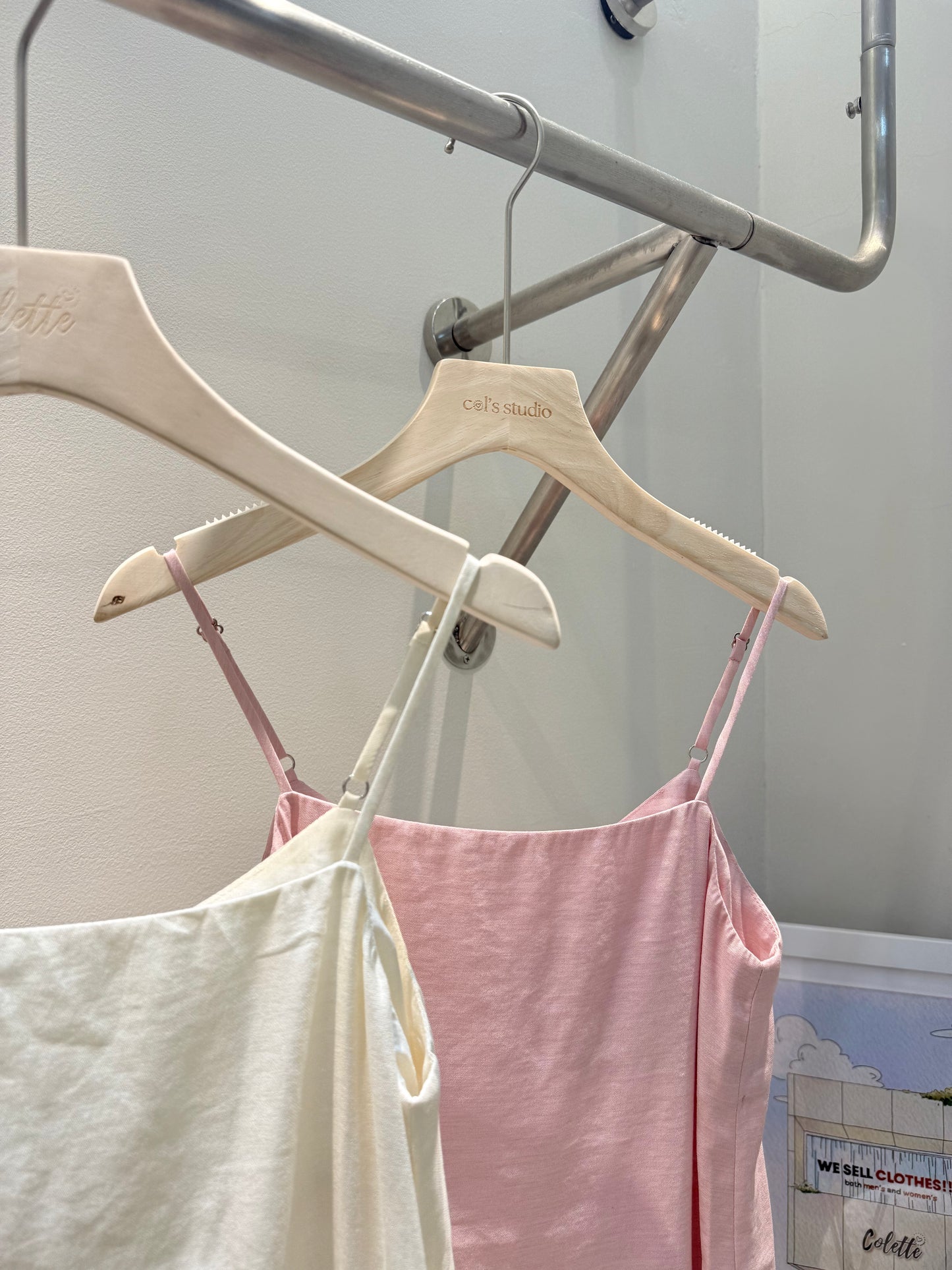 Spaghetti straps tank top