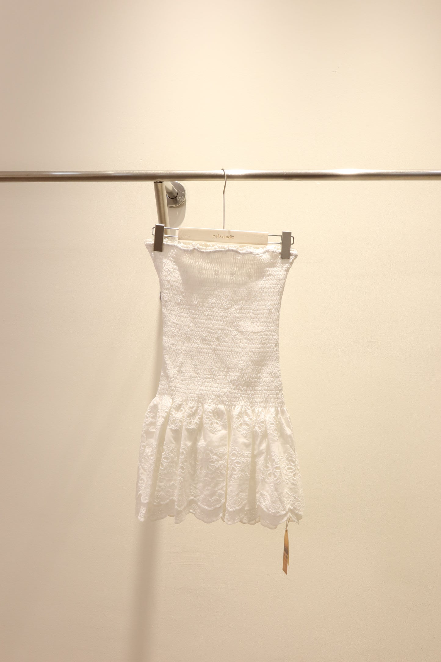 tube white beach dress