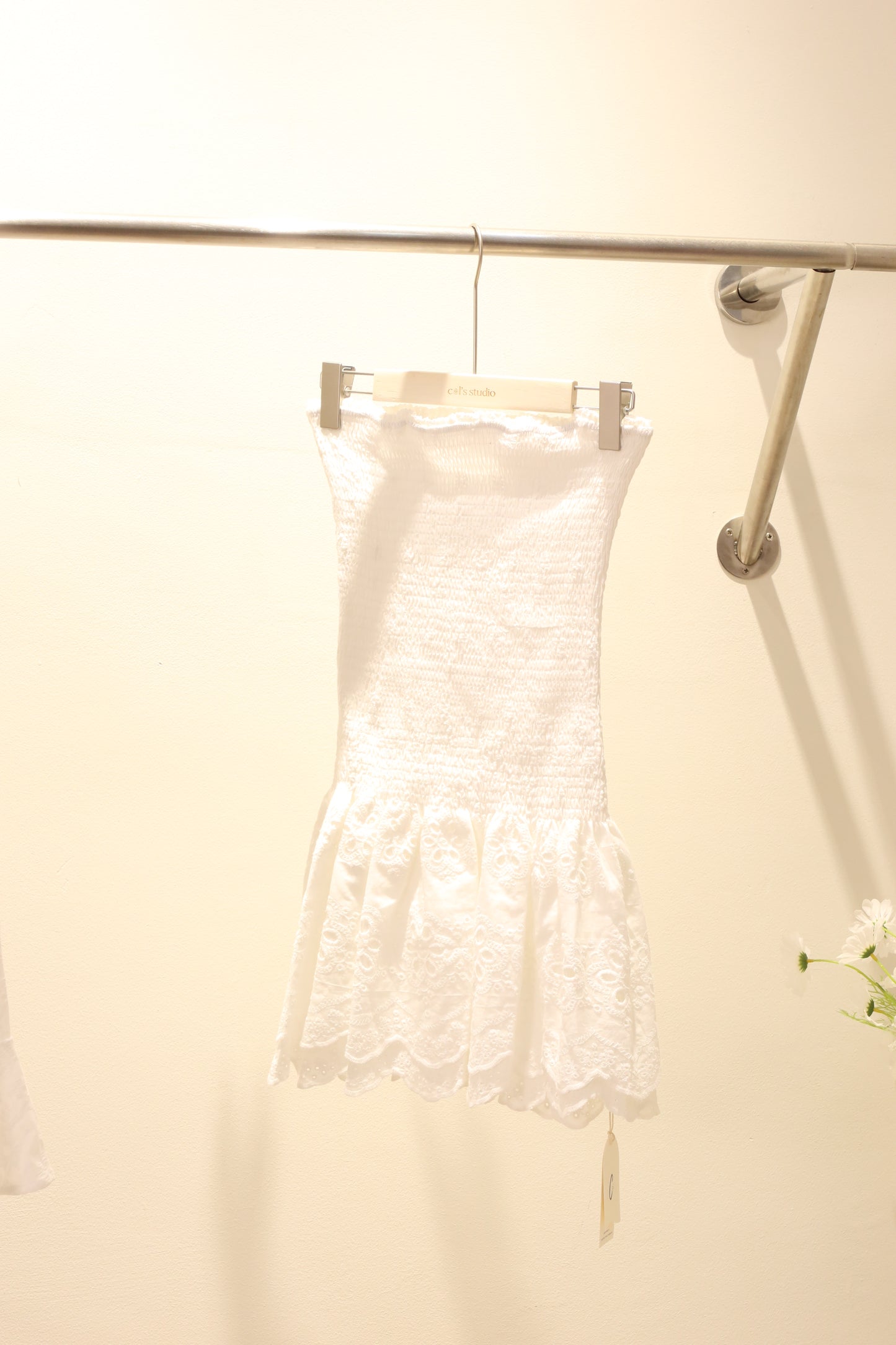 tube white beach dress