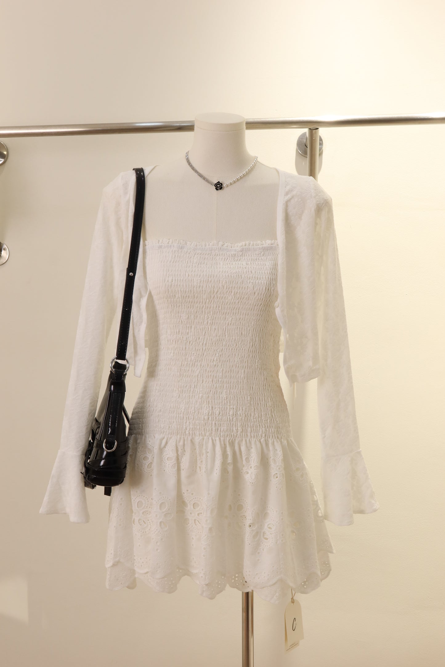 tube white beach dress