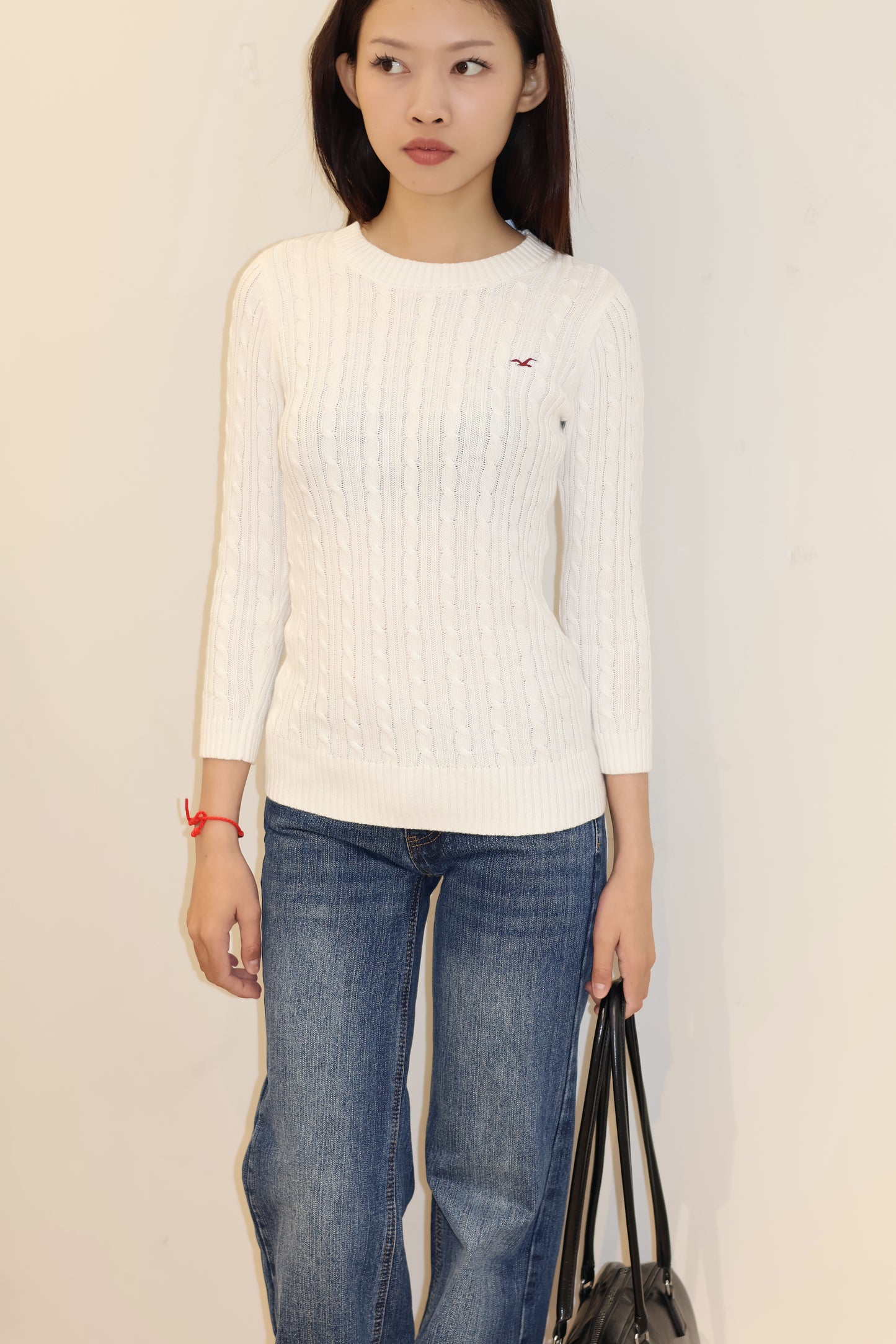HOLLISTER OLAIN ROUND BECK SWEATER