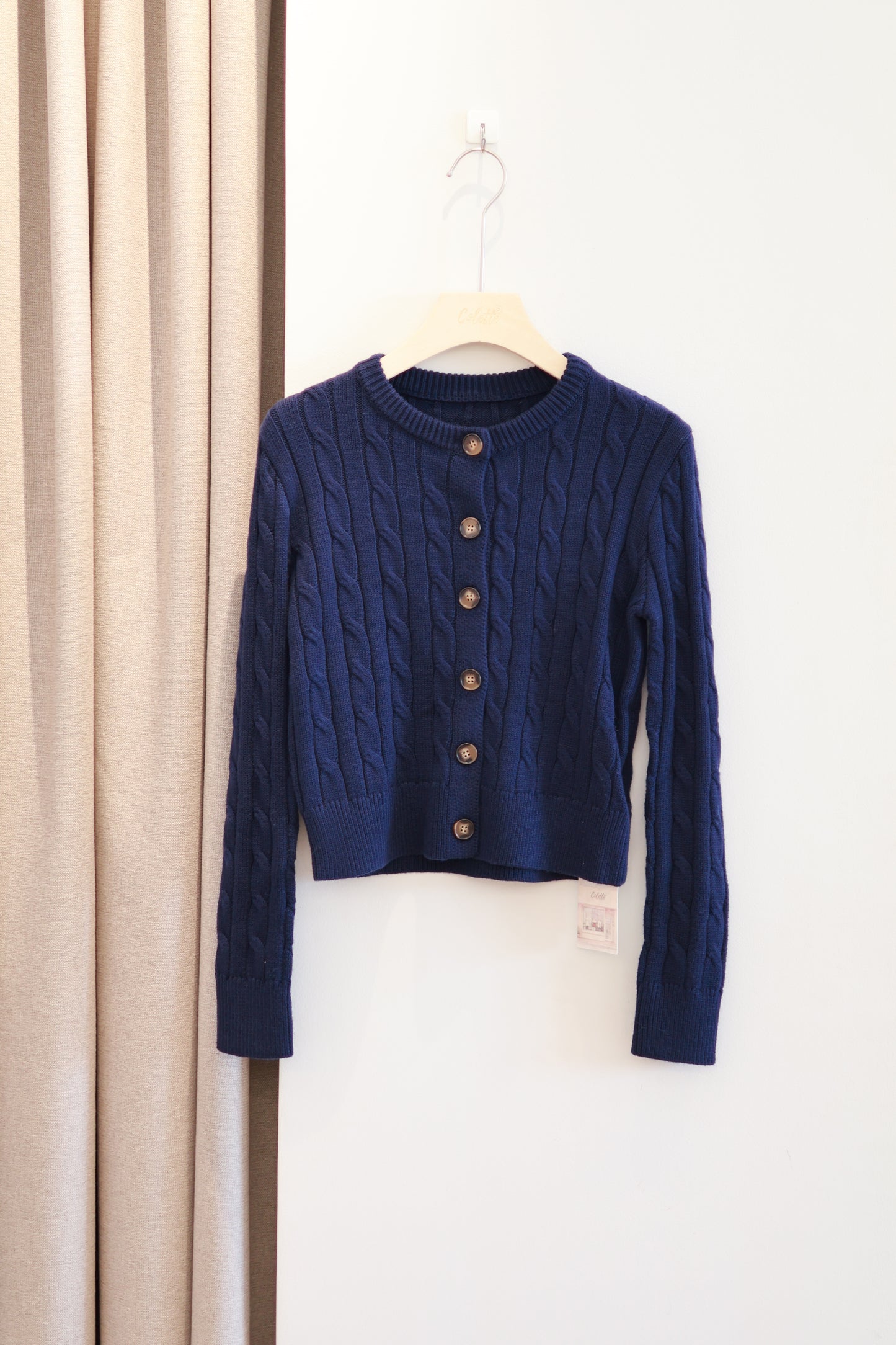 THICK KNITTED CARDIGAN