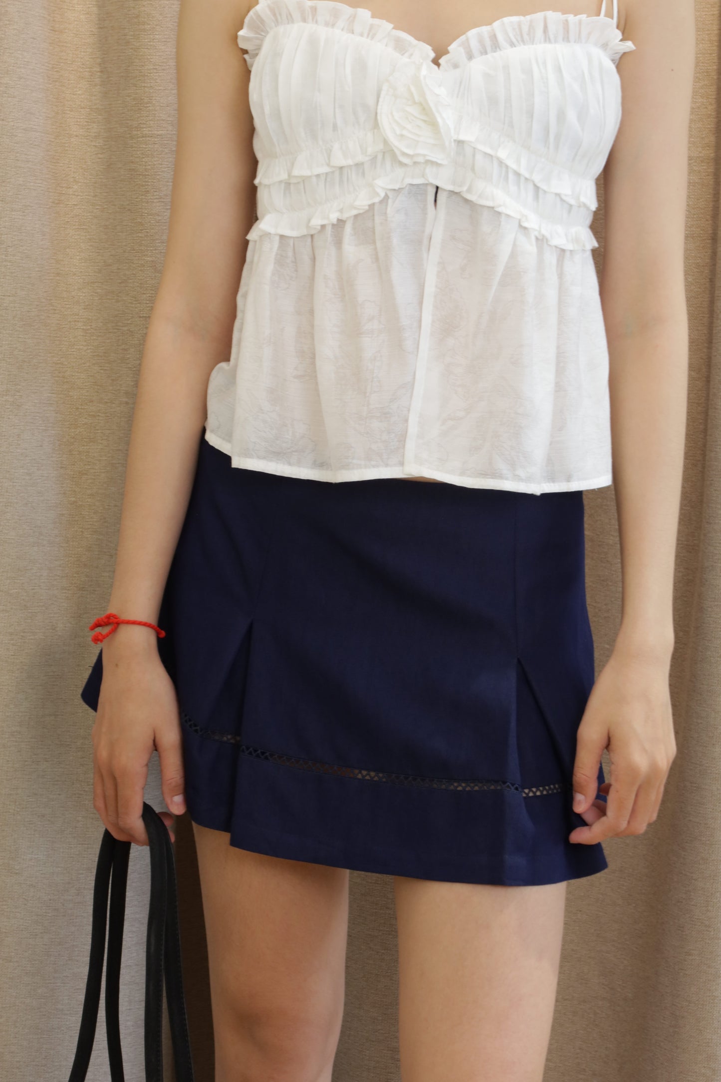 denim short skirt
