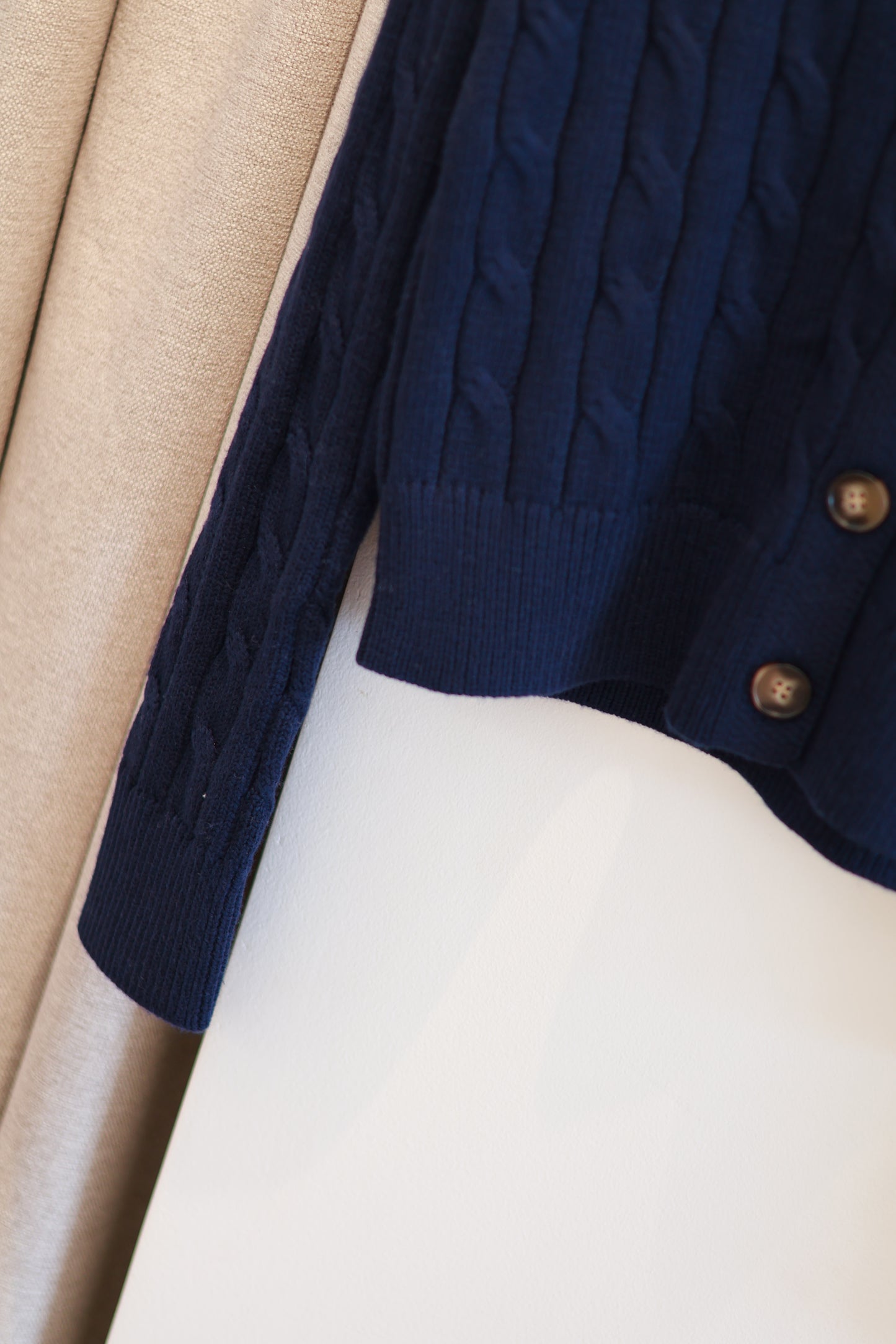 THICK KNITTED CARDIGAN
