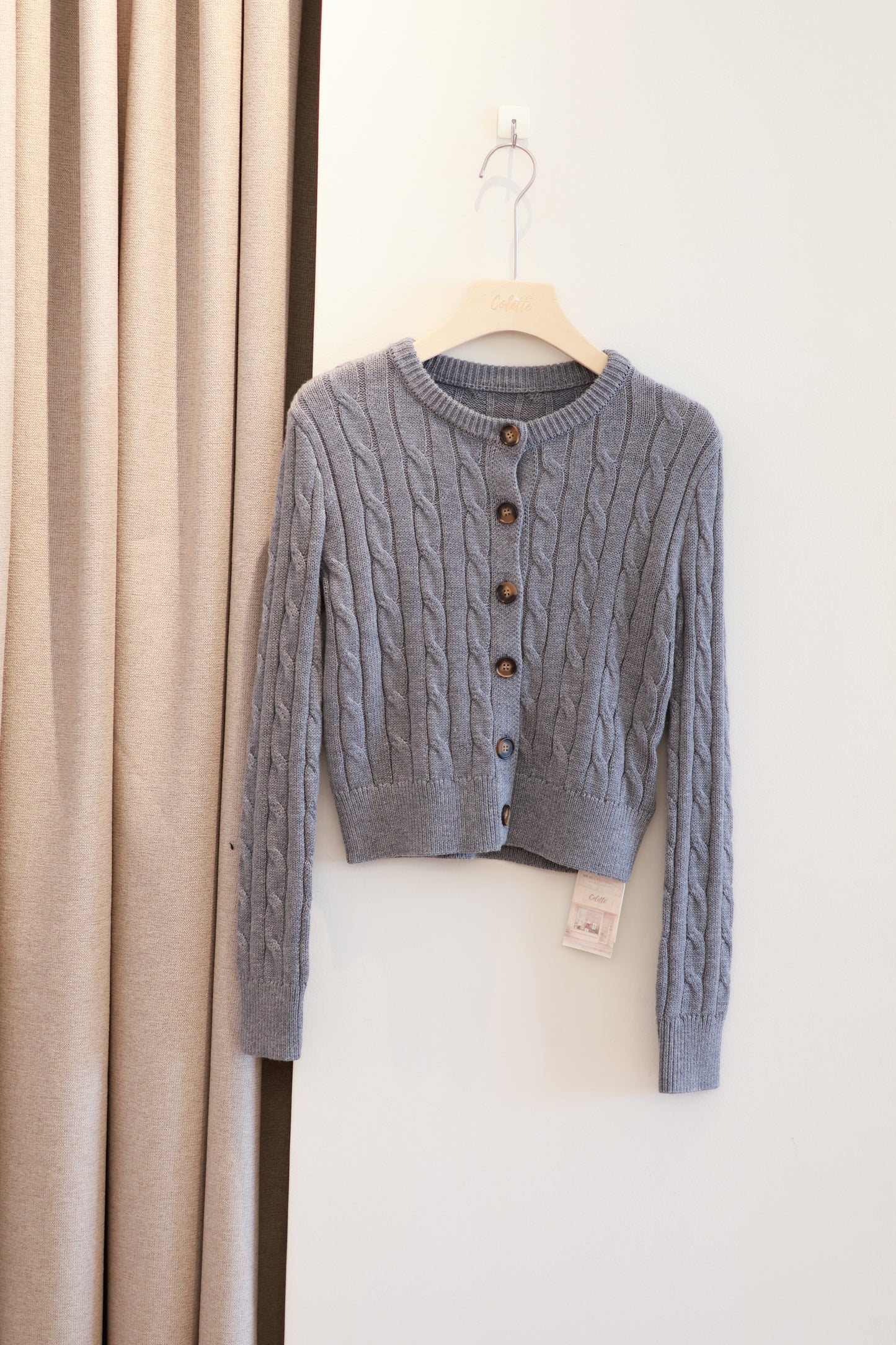 THICK KNITTED CARDIGAN