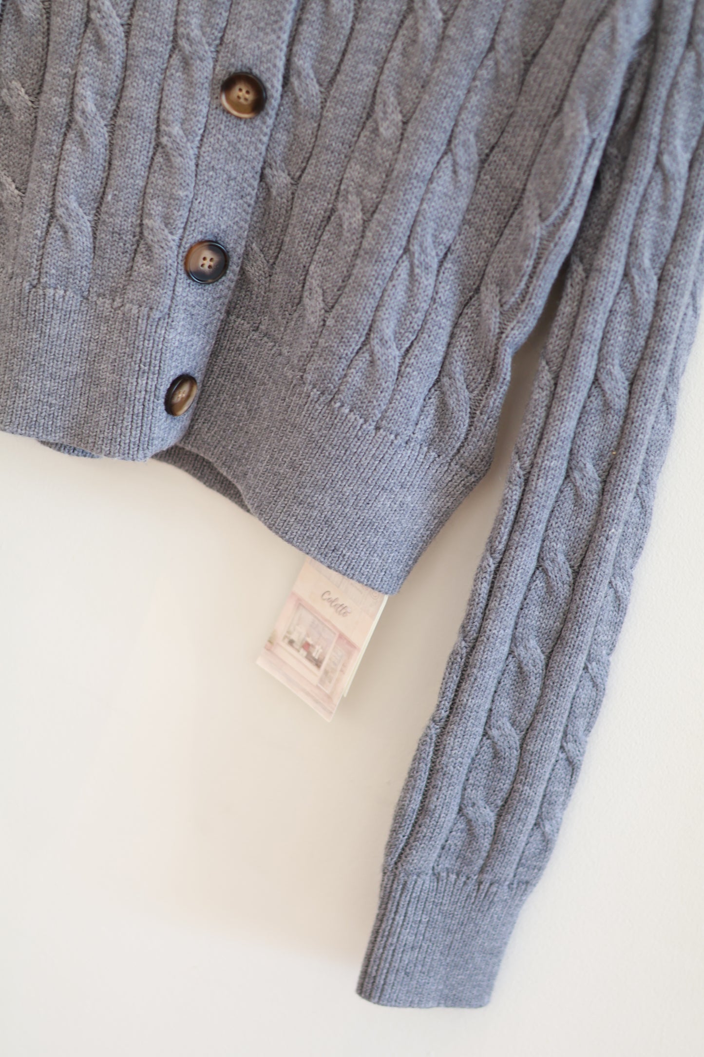 THICK KNITTED CARDIGAN