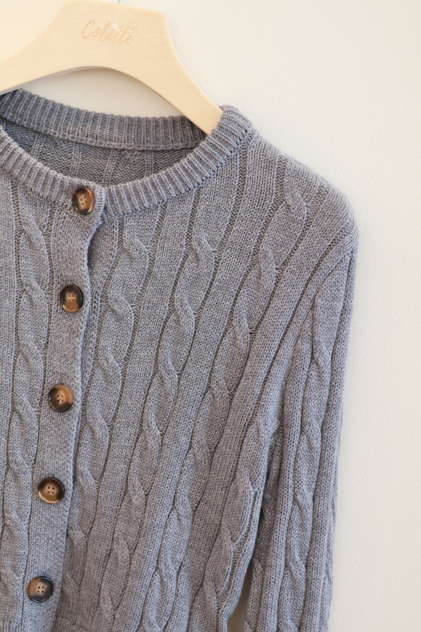 THICK KNITTED CARDIGAN