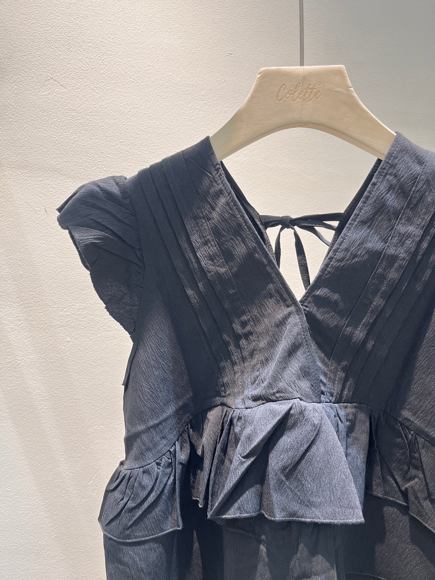 Layered babydoll top