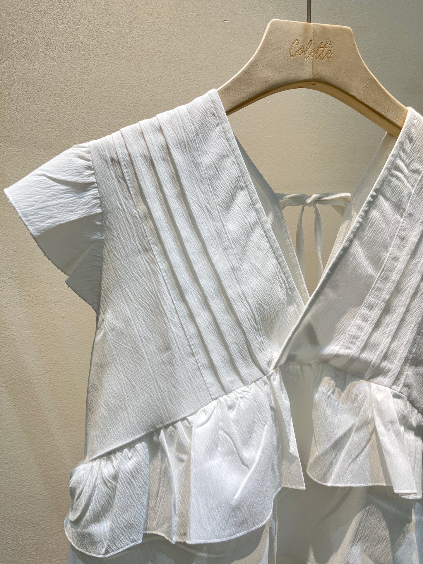 Layered babydoll top