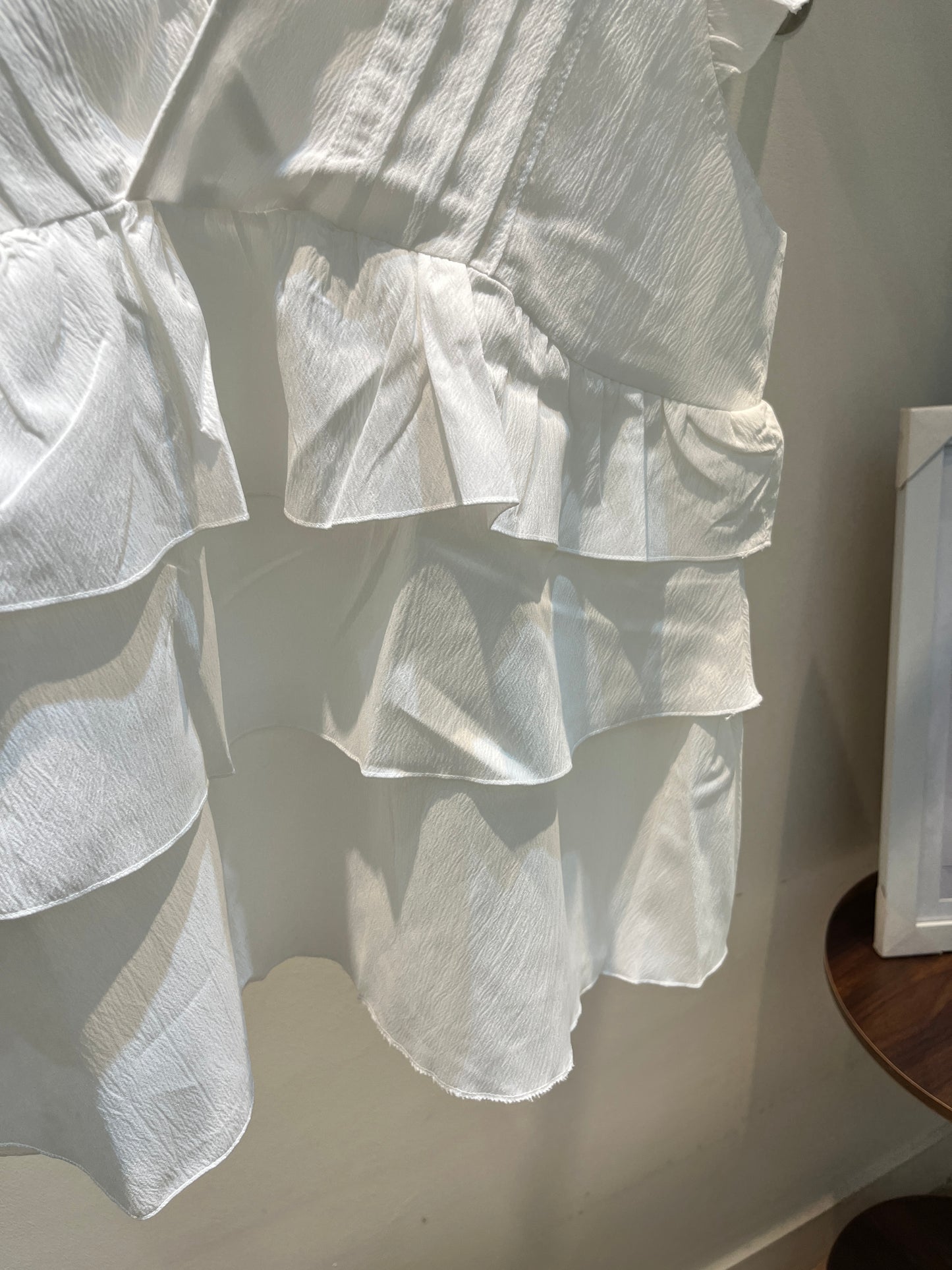 Layered babydoll top