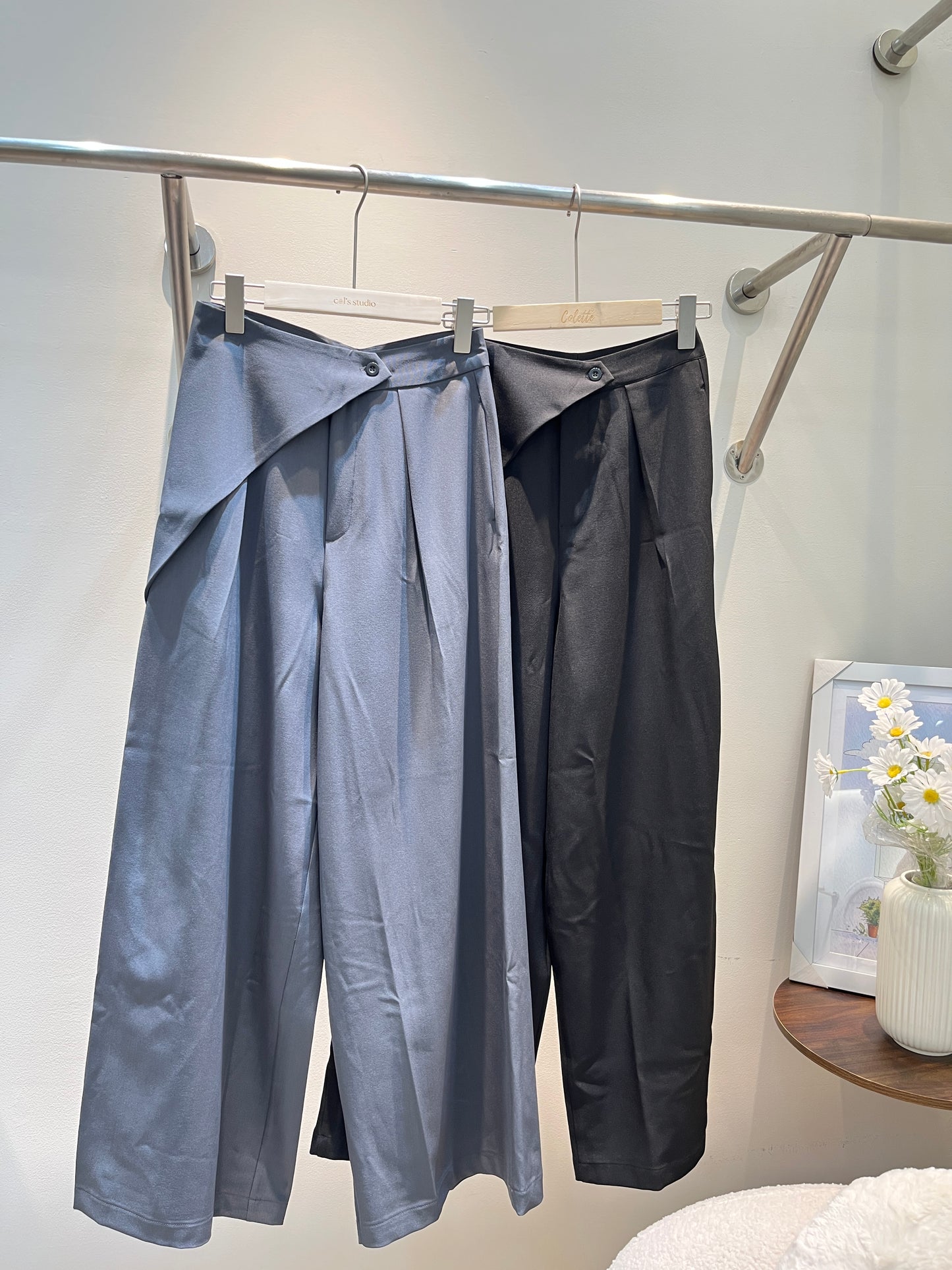 ASSYMETRICAL TROUSERS