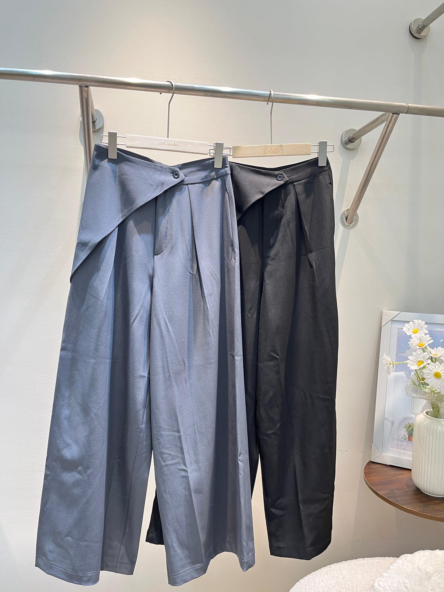 ASSYMETRICAL TROUSERS