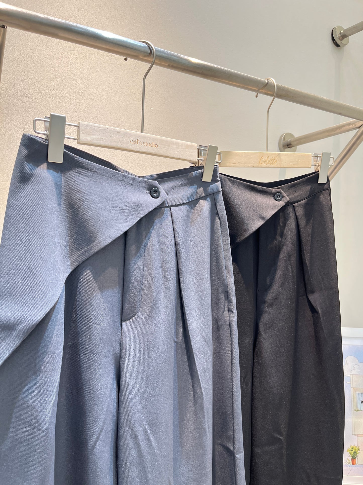 ASSYMETRICAL TROUSERS