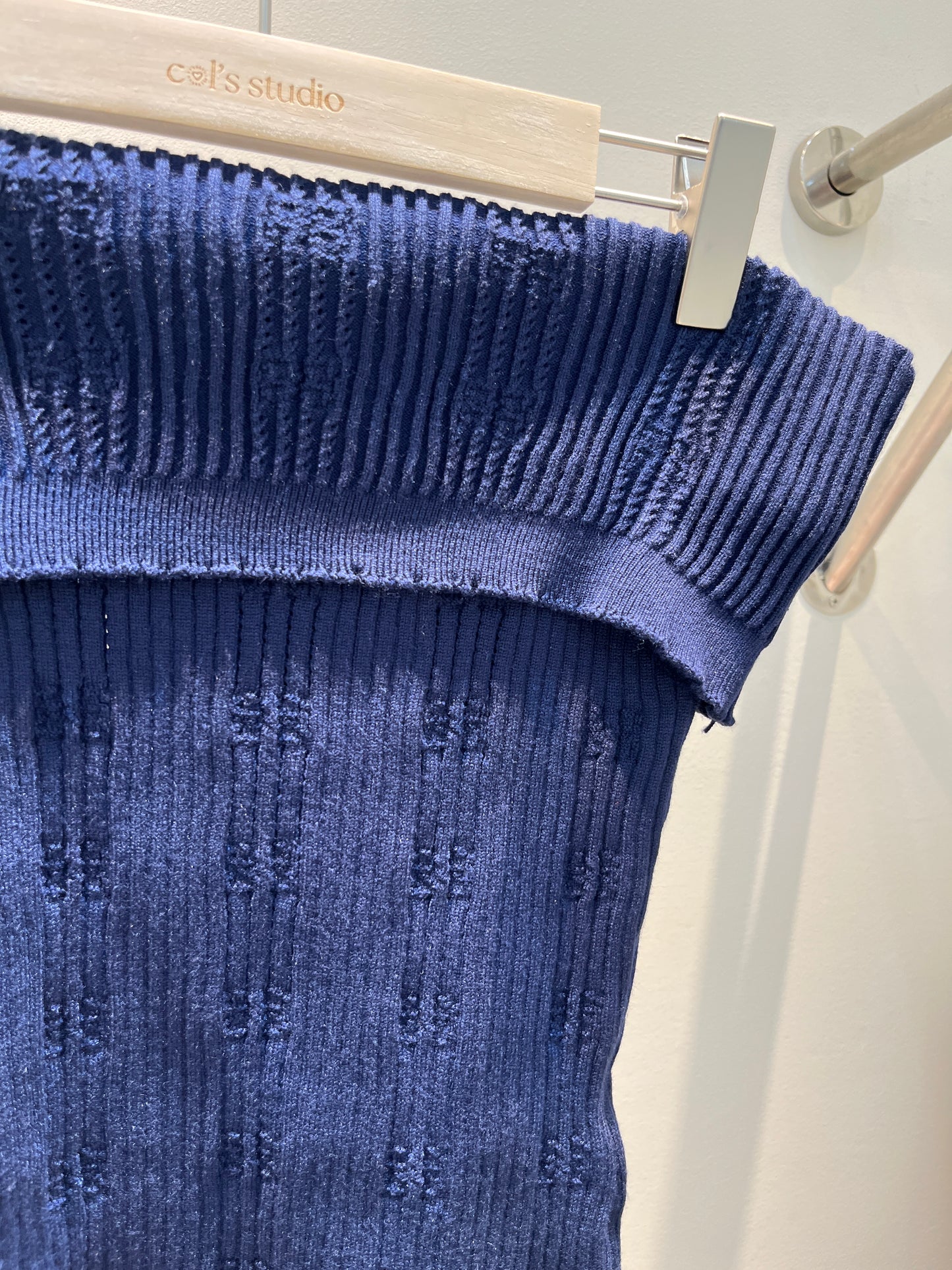 KNITTED OFF SHOULDER TOP