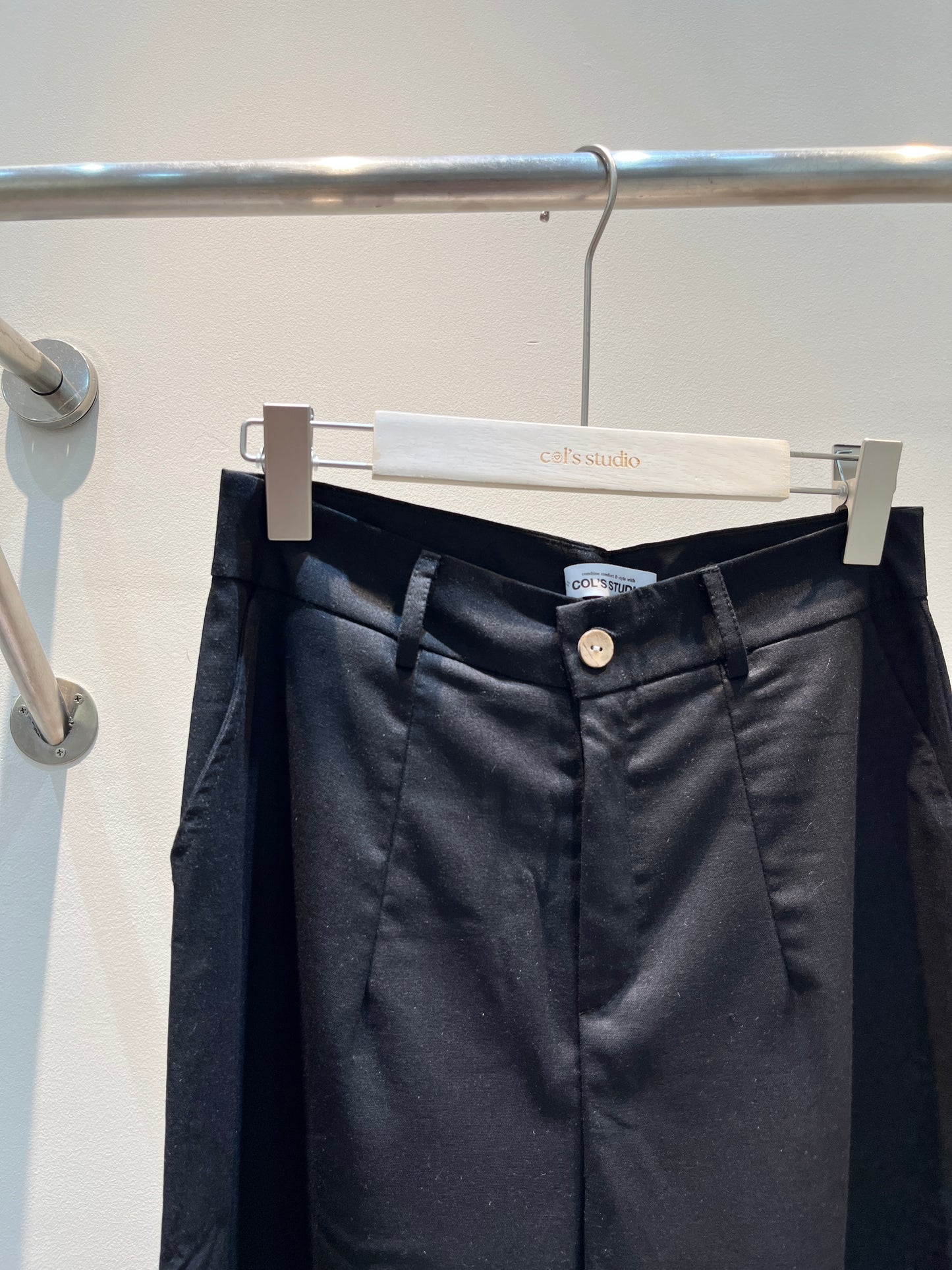 BUTTONED LINEN BOTTOMS