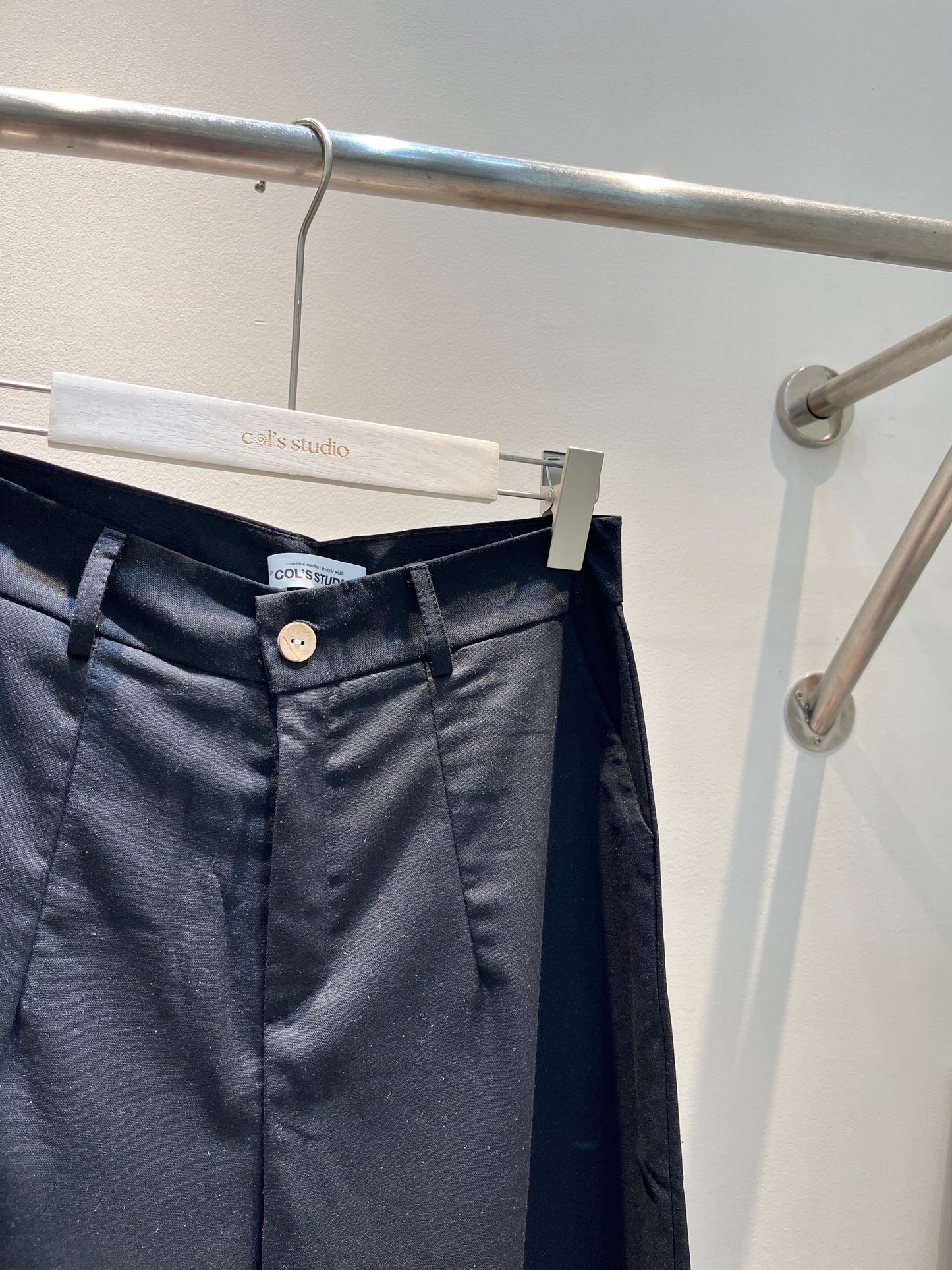 BUTTONED LINEN BOTTOMS