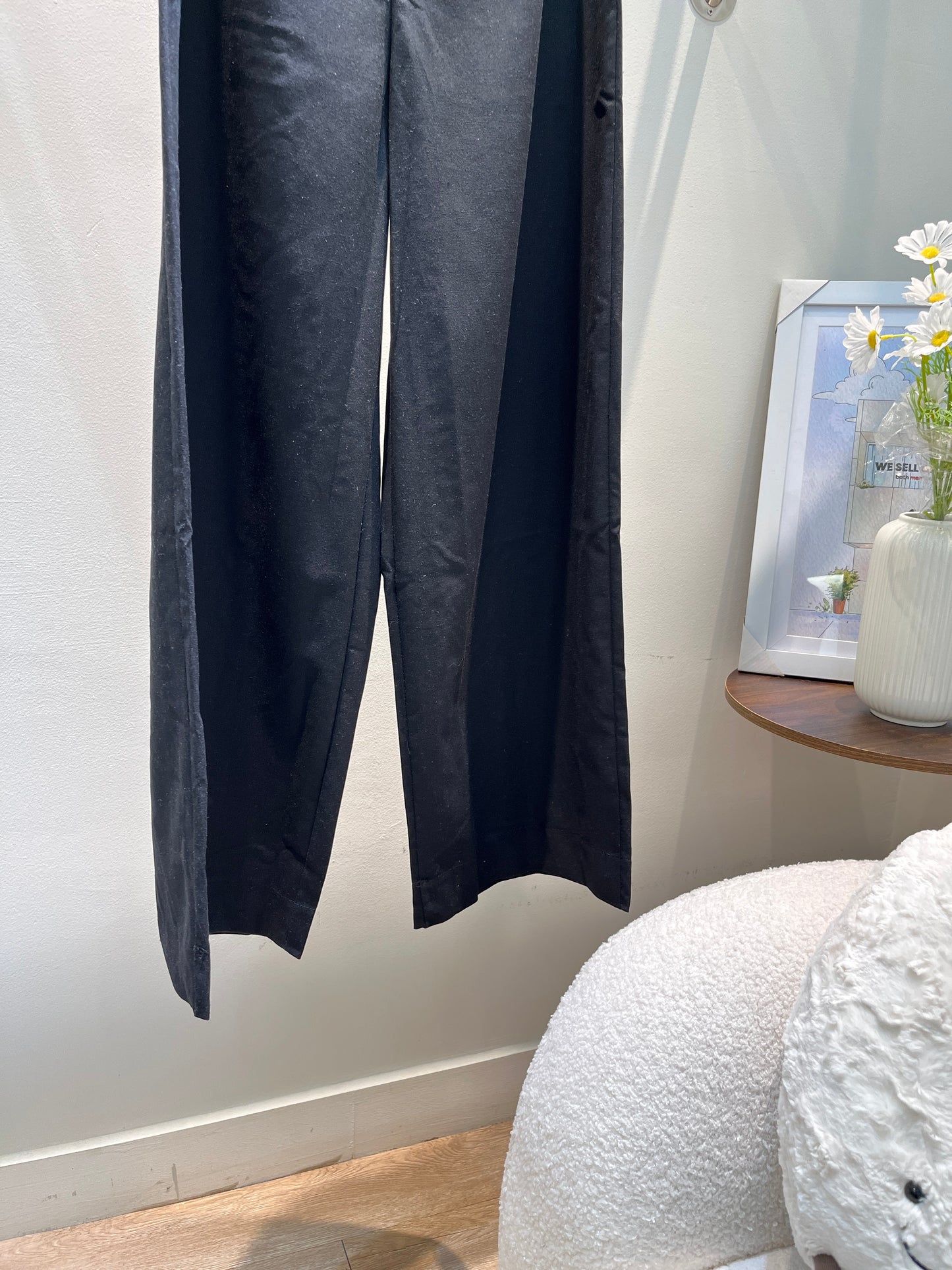 BUTTONED LINEN BOTTOMS