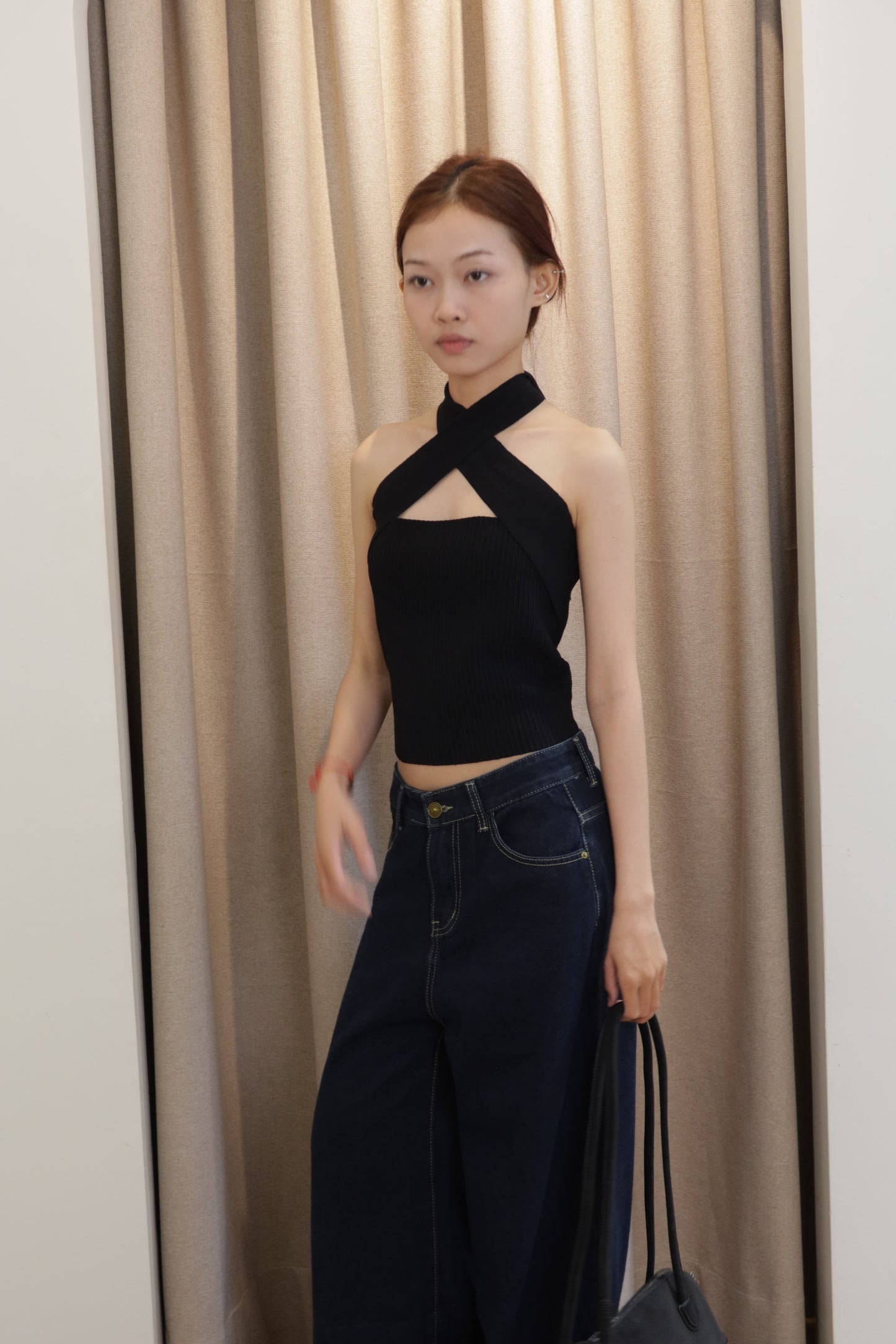 Knitted tube top 3in1