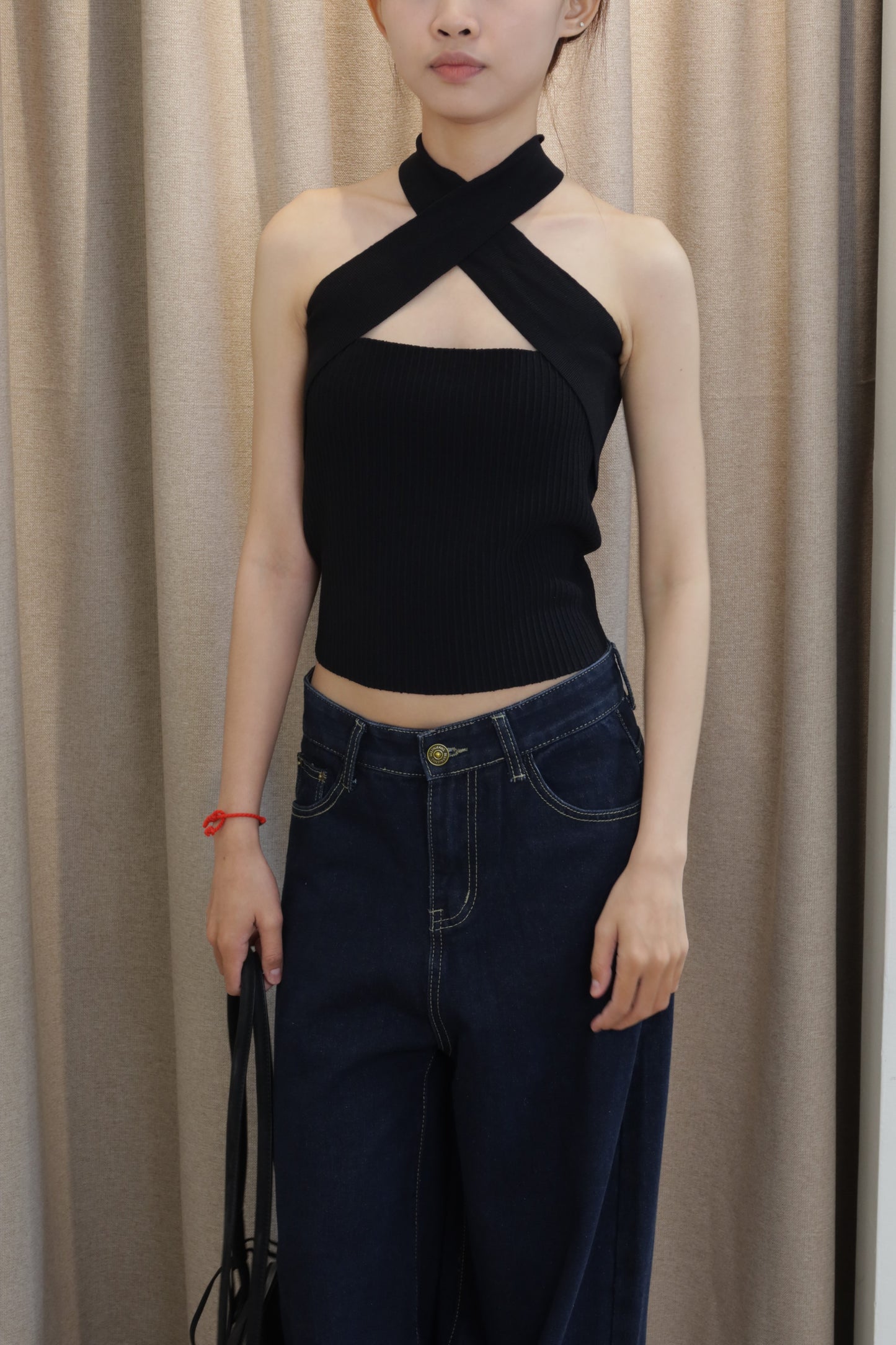 Knitted tube top 3in1