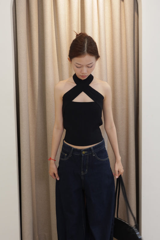 Knitted tube top 3in1