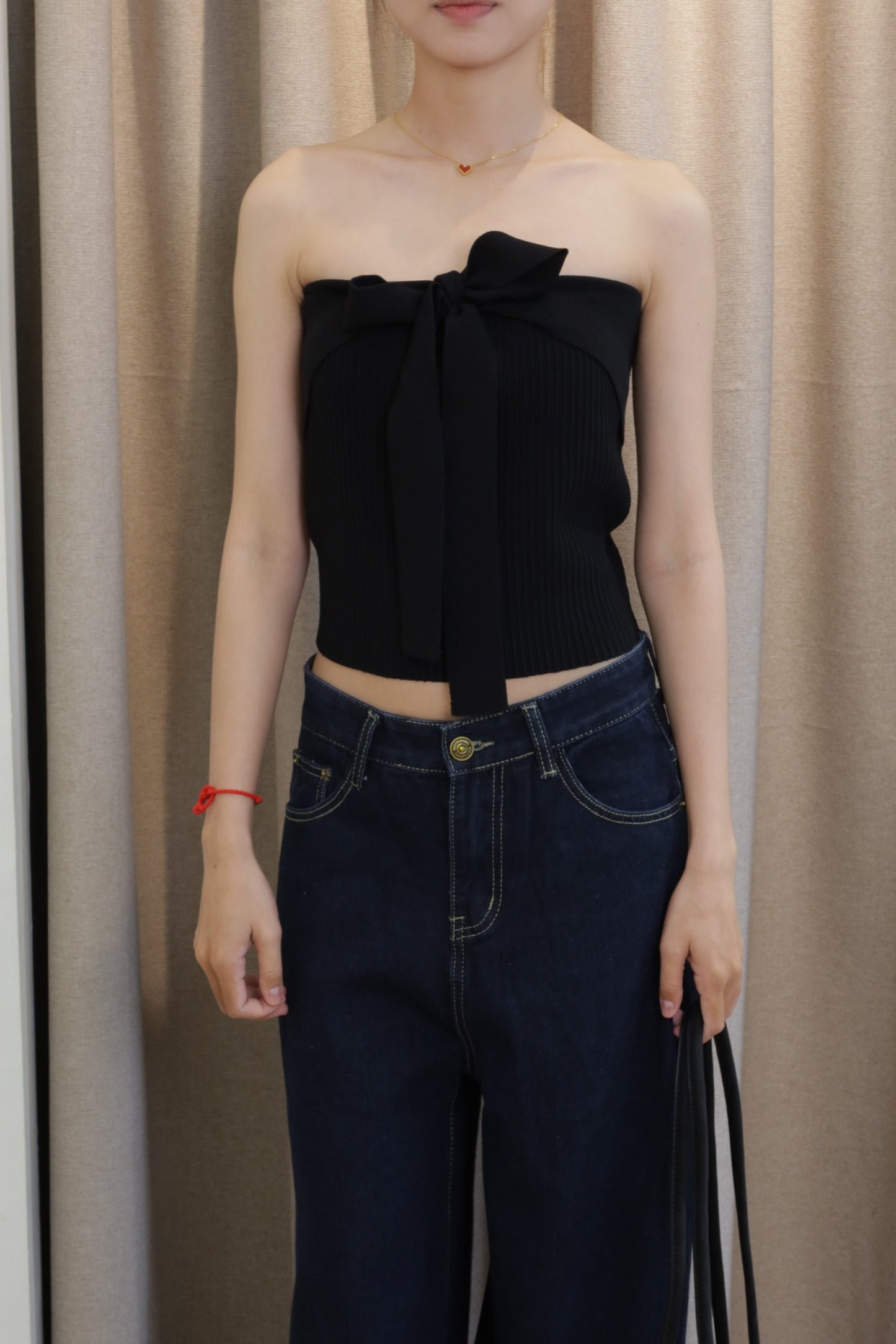 Knitted tube top 3in1