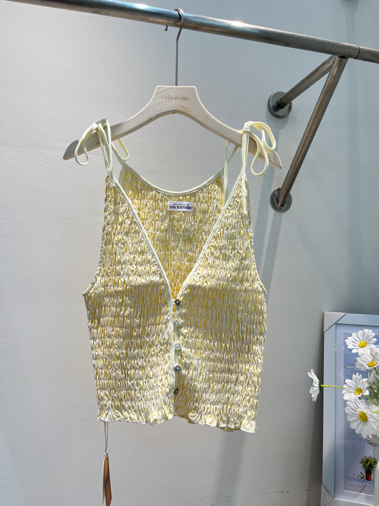 BUTTER YELLOW SUMMER TOP
