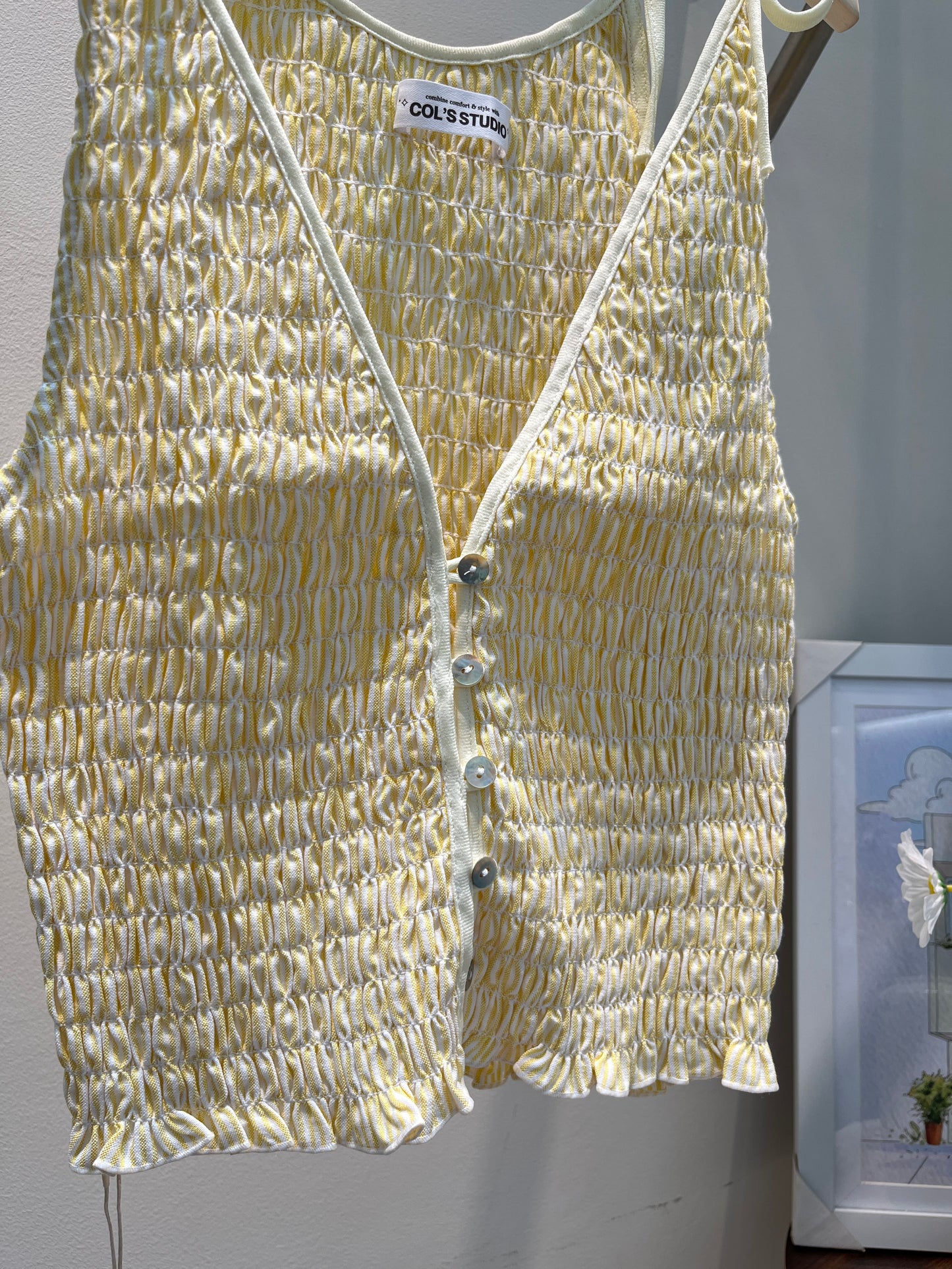 BUTTER YELLOW SUMMER TOP