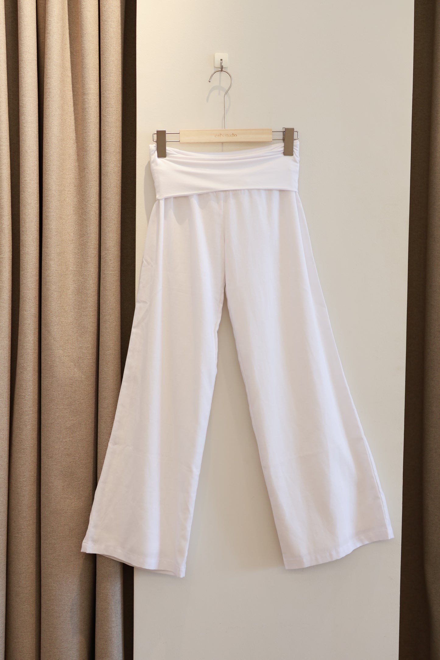 Low waist linen bottom