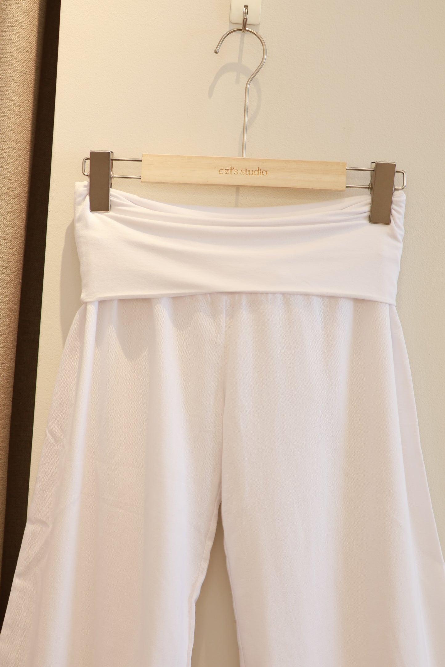 Low waist linen bottom