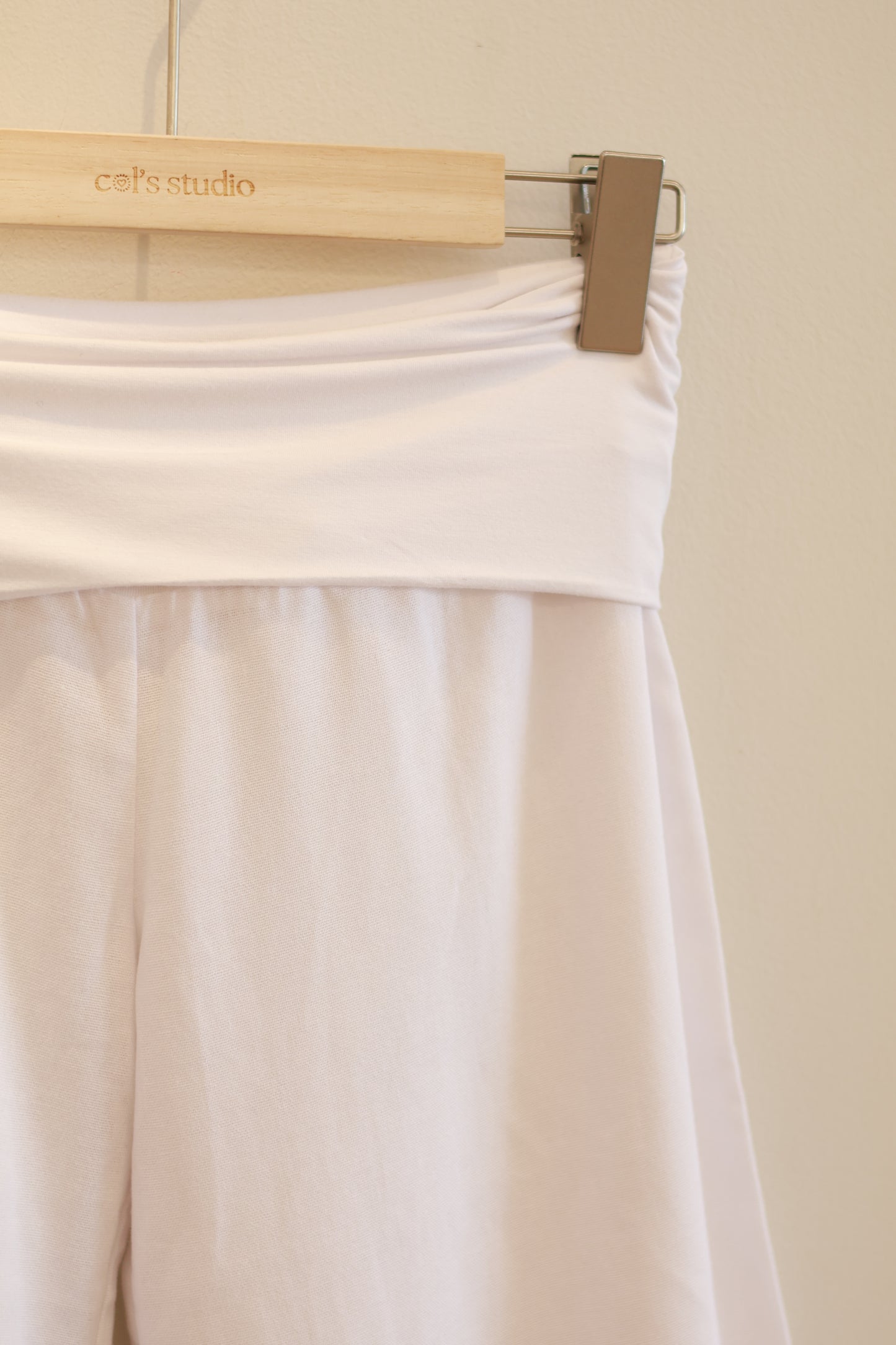 Low waist linen bottom
