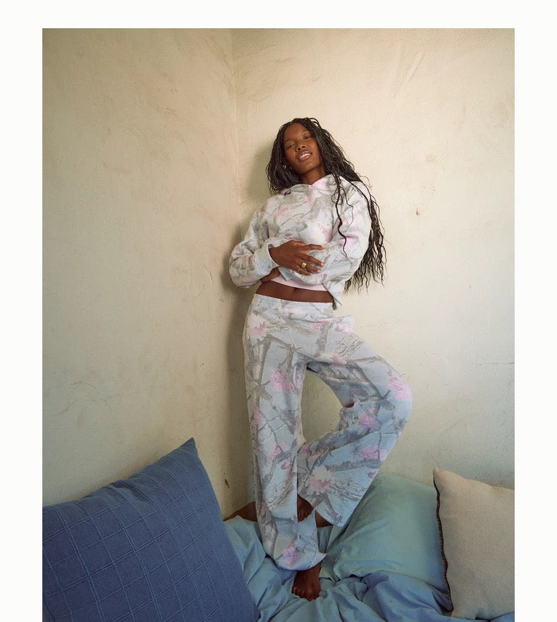 HOLLISTER PINK CAMO HOODIE